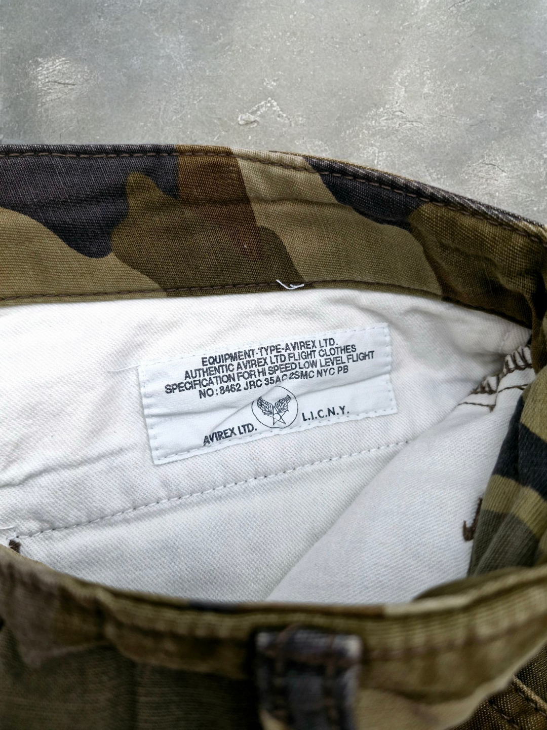 Avirex Vintage Camo Cargo Shorts