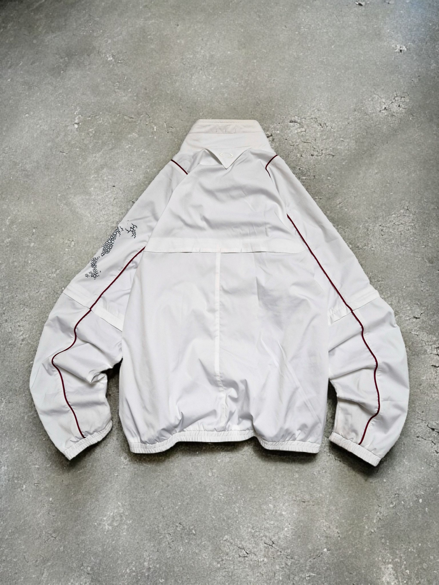Oakley Vintage White & Red Japanese Exclusive Technical Jacket