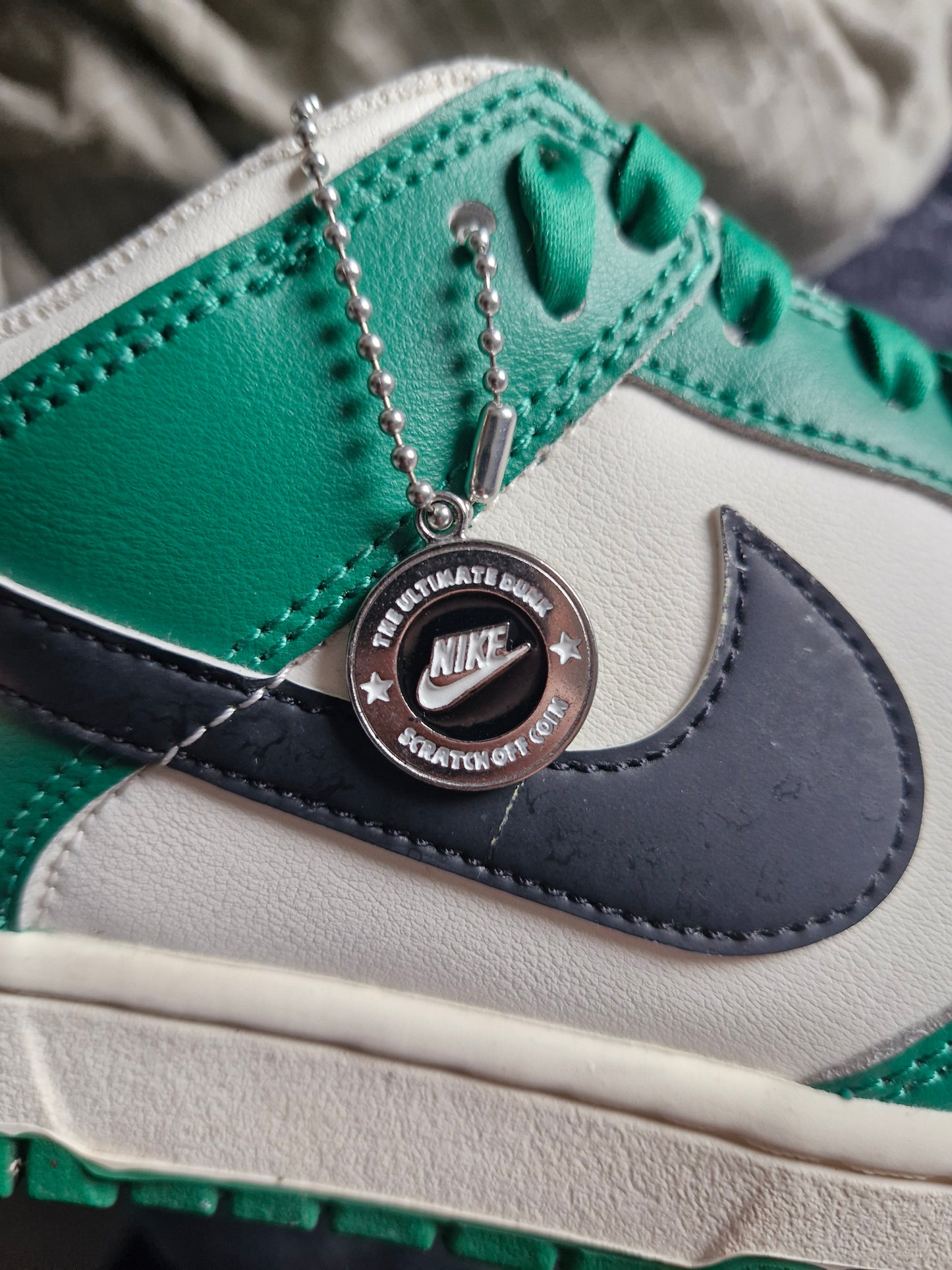Nike Malachite Green Lottery Dunks