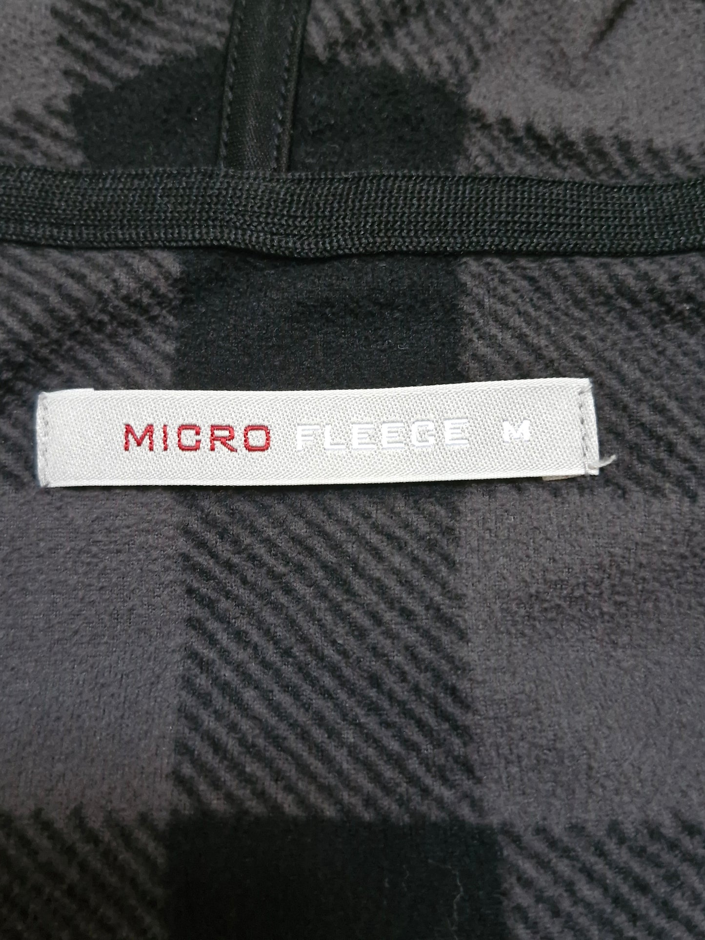 Uniqlo Japanese Exclusive Grey Plaid Technical Fleece Hoodie
