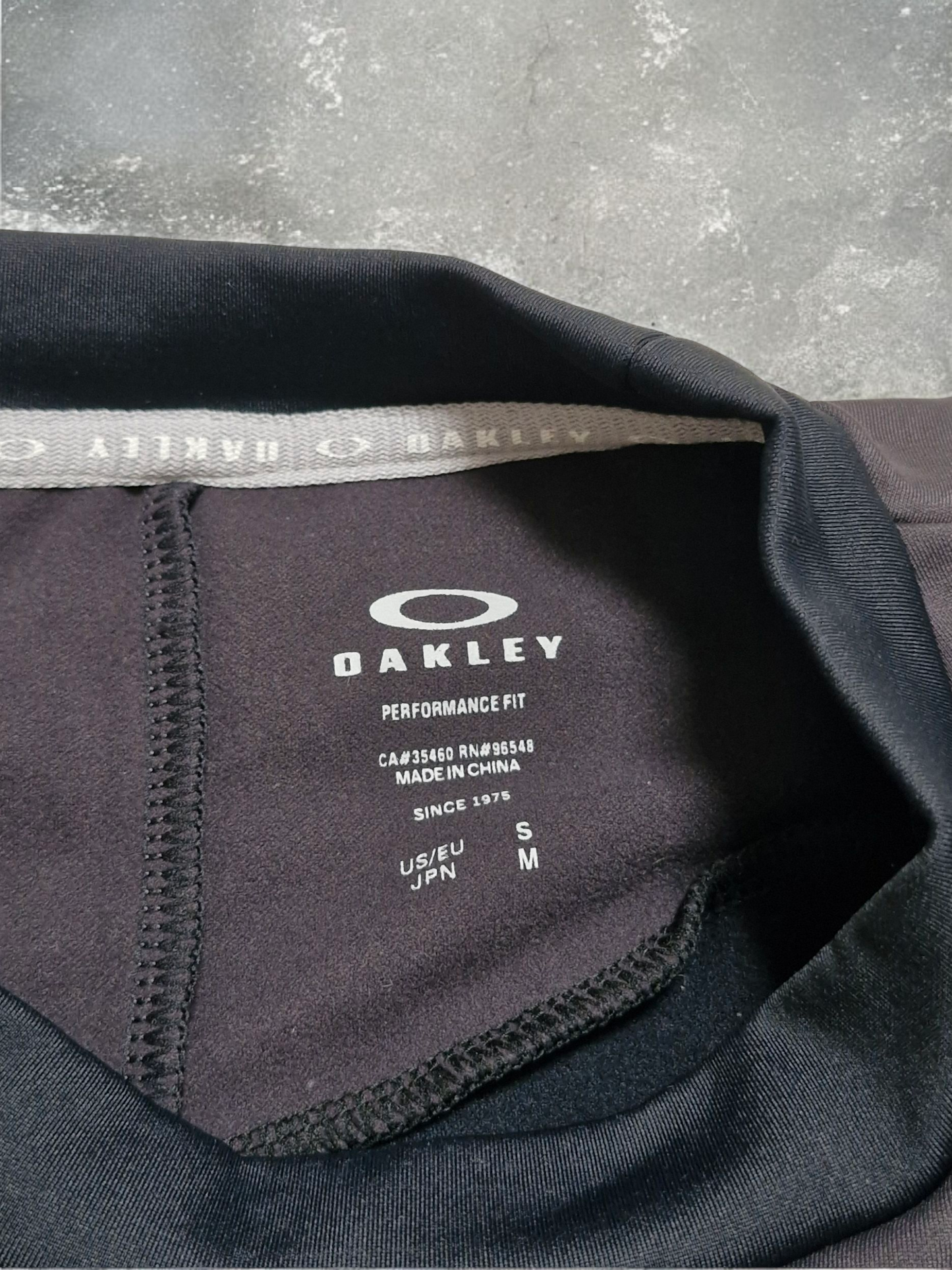 Oakley Vintage Black Centre Logo Technical Jumper