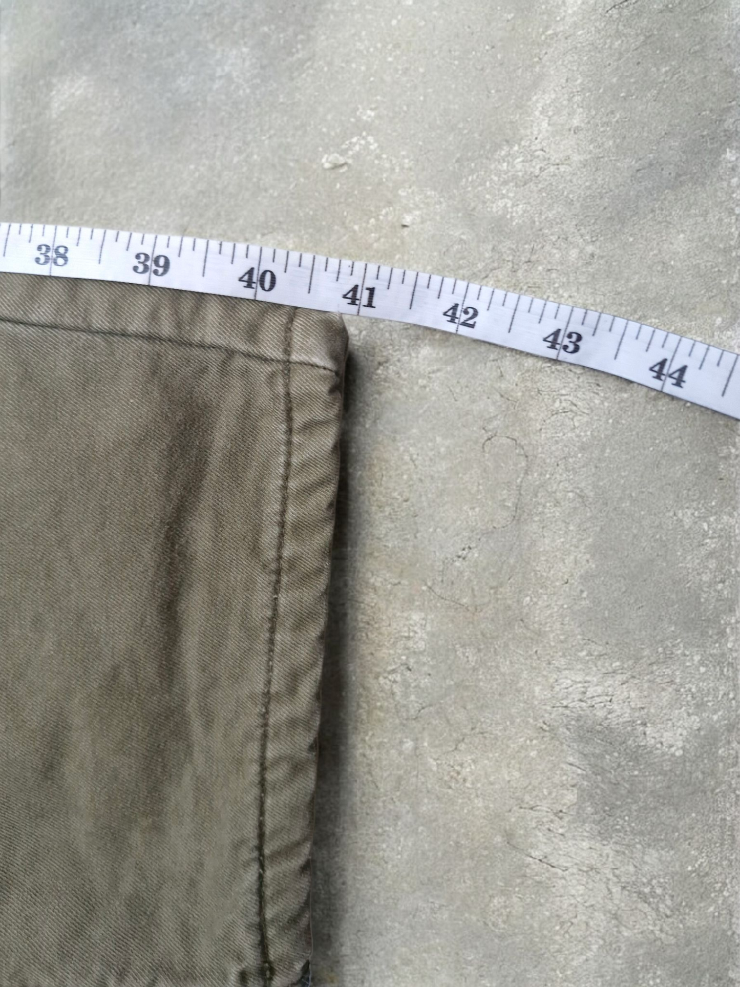 Stussy Vintage Khaki Green Straight Fit Trousers