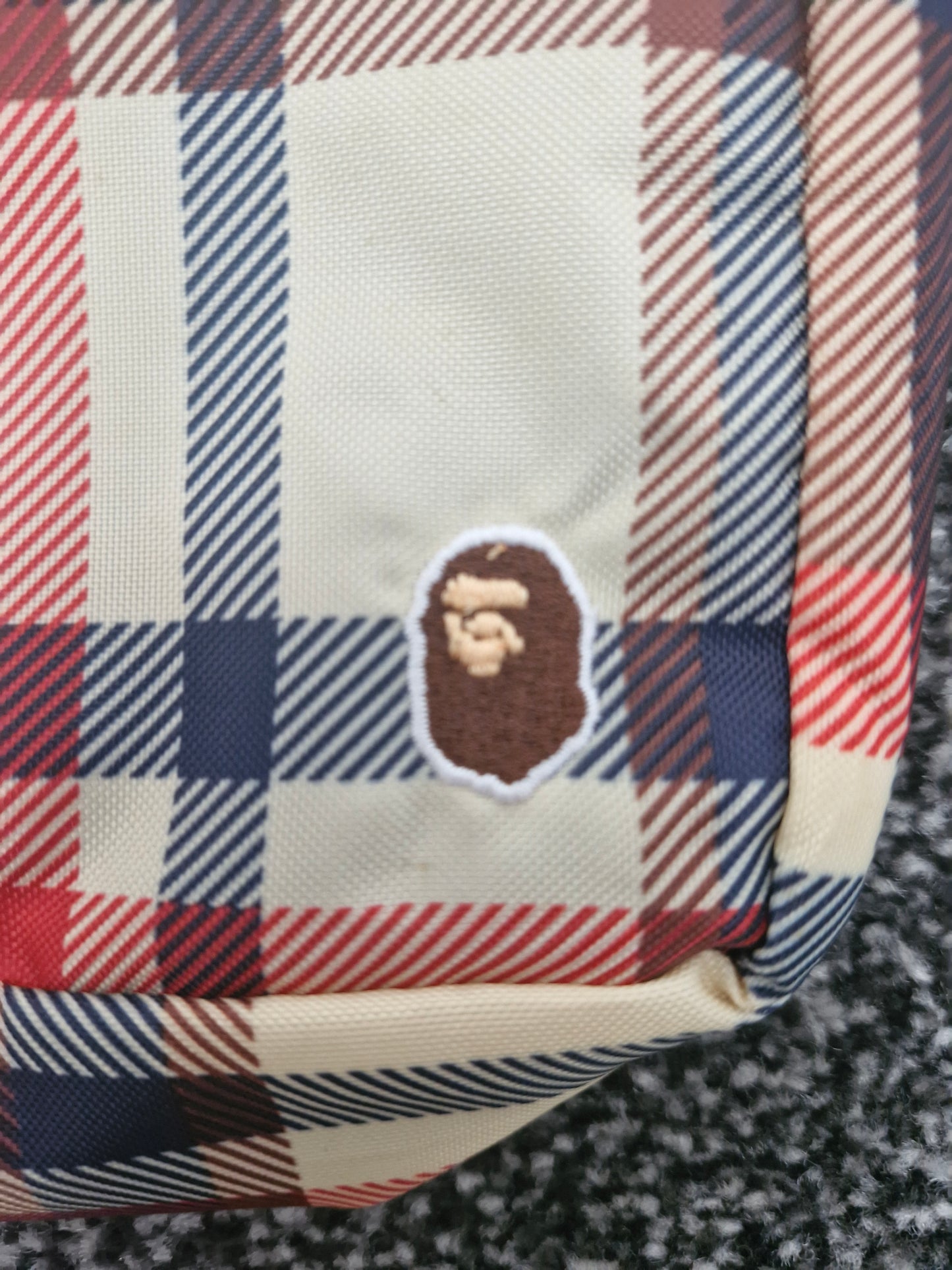 BAPE Vintage Plaid Bag