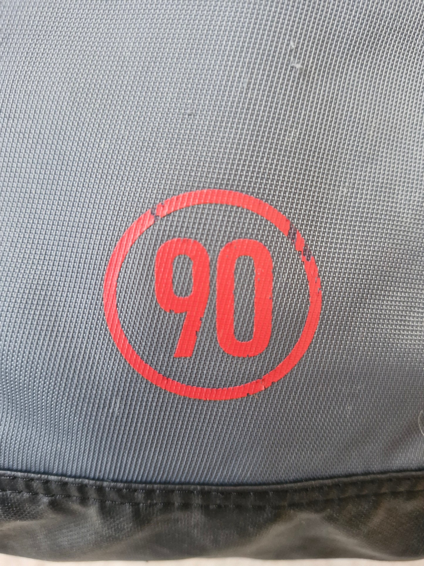 Nike T90 Vintage Early 2000's Grey & Red Boot Bag