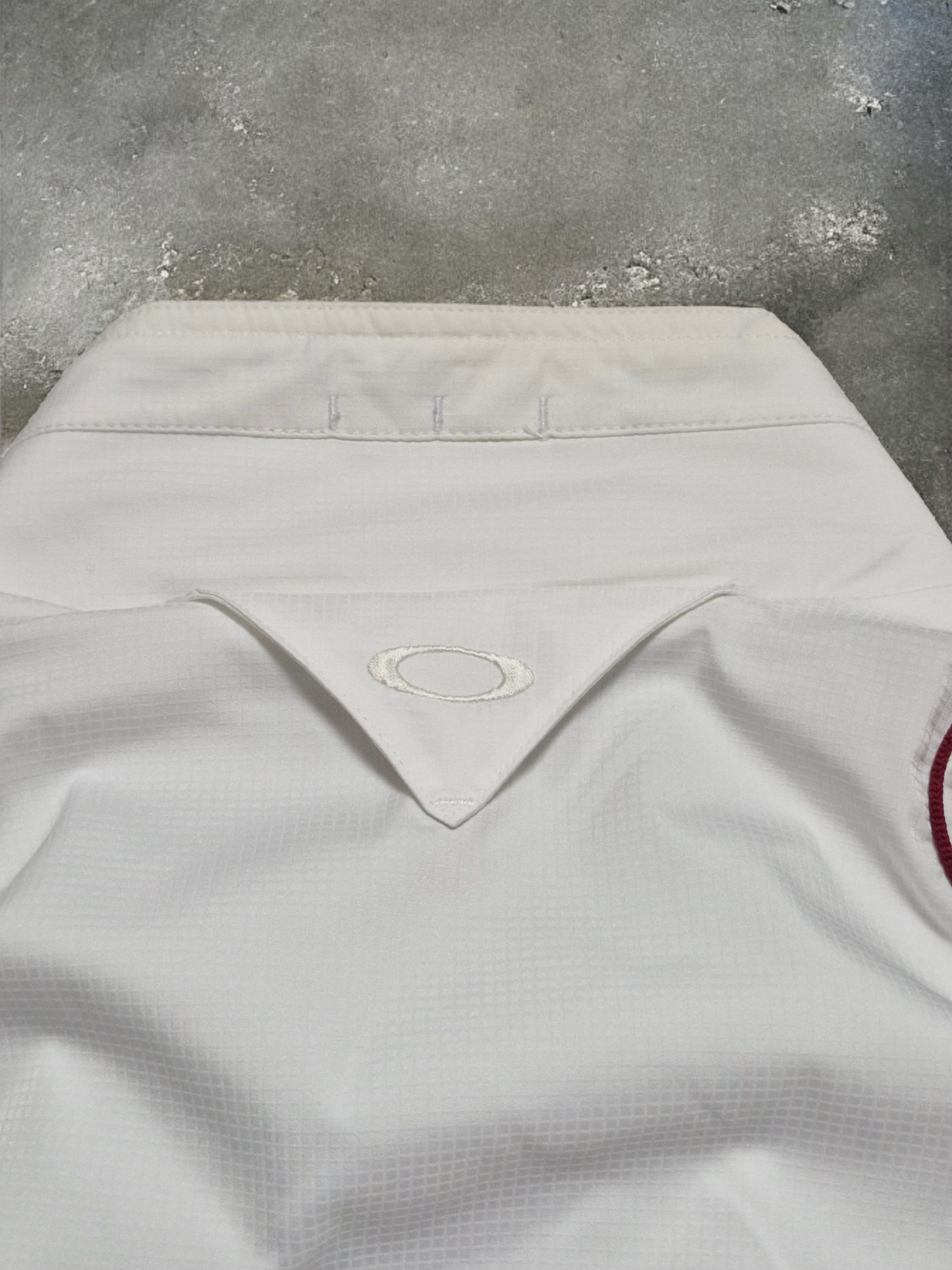 Oakley Vintage White & Red Japanese Exclusive Technical Jacket