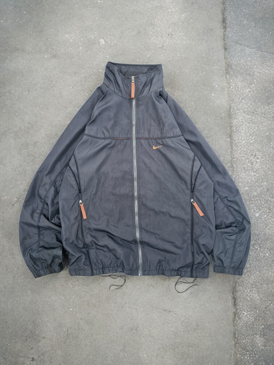 Nike Grey & Orange Technical Jacket