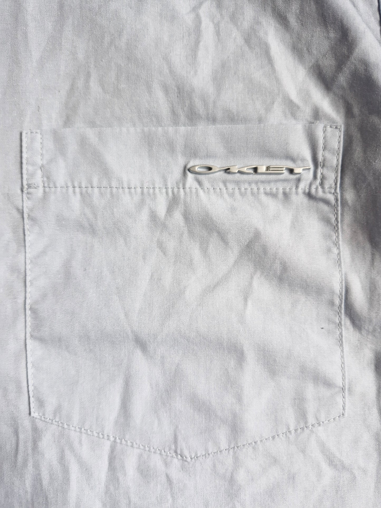 Oakley Vintage Silver Badge Baby Blue Shirt