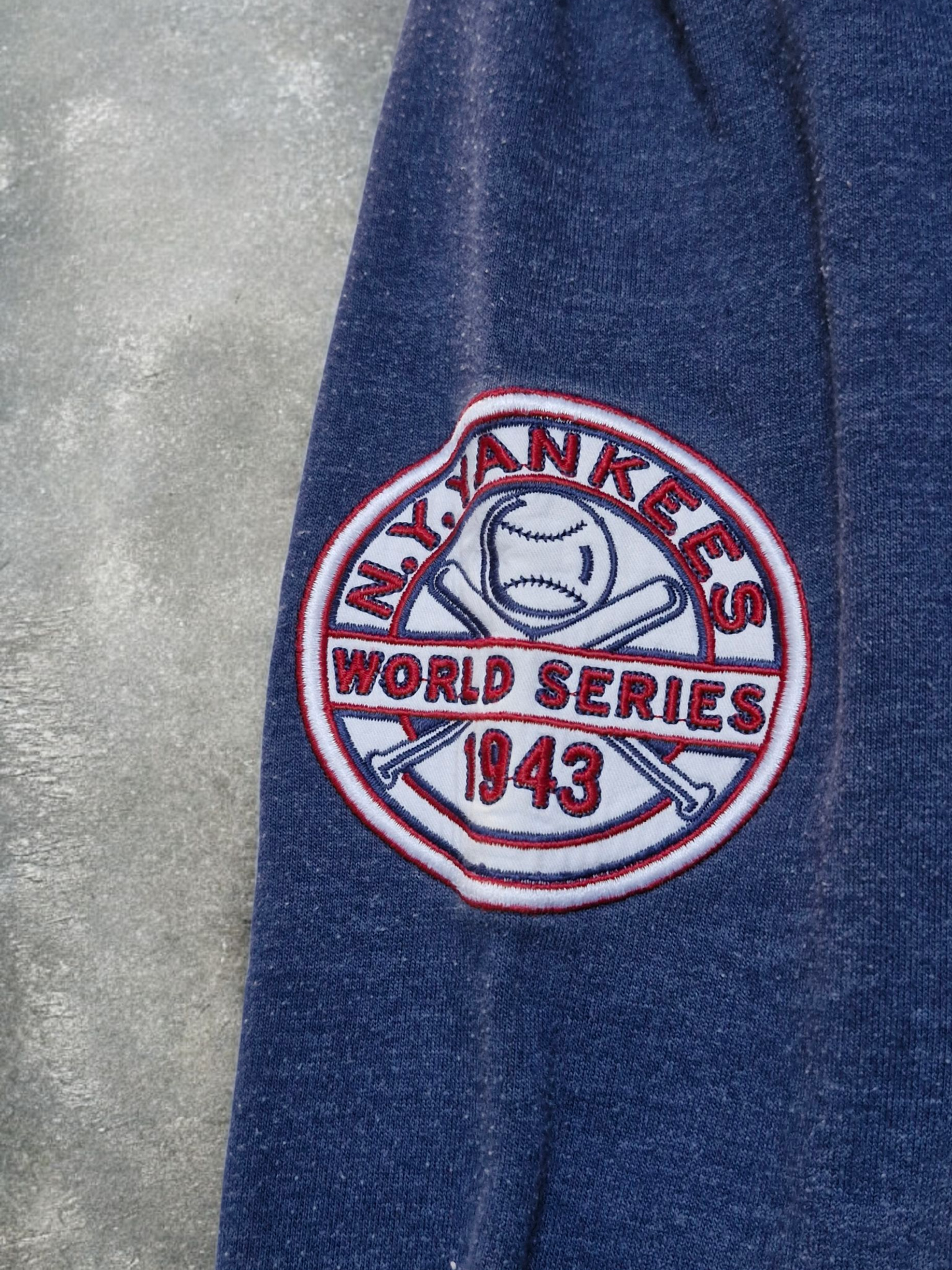 Majestic Athletic Vintage New York Yankees Navy Zip Up Hoodie