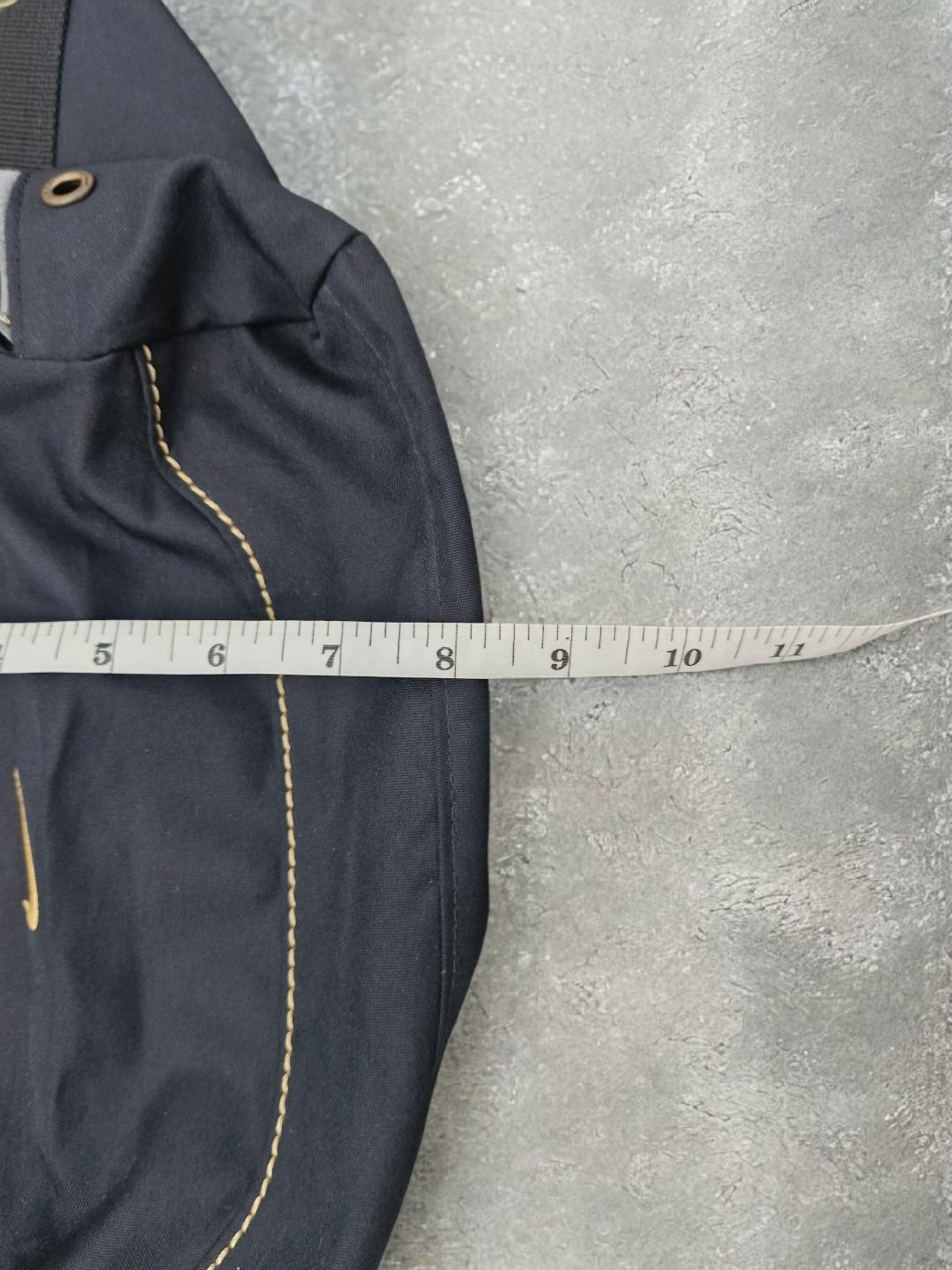 Nike Vintage Black & Yellow Waist/Sling Bag