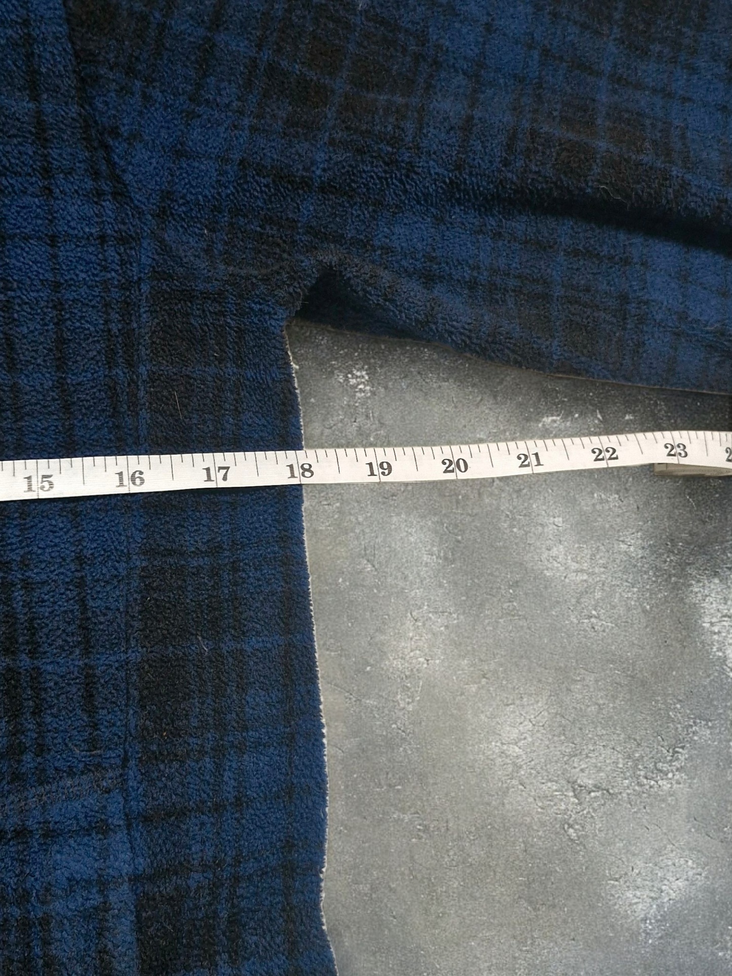 Uniqlo Japanese Exclusive Blue Plaid Fleece Jacket
