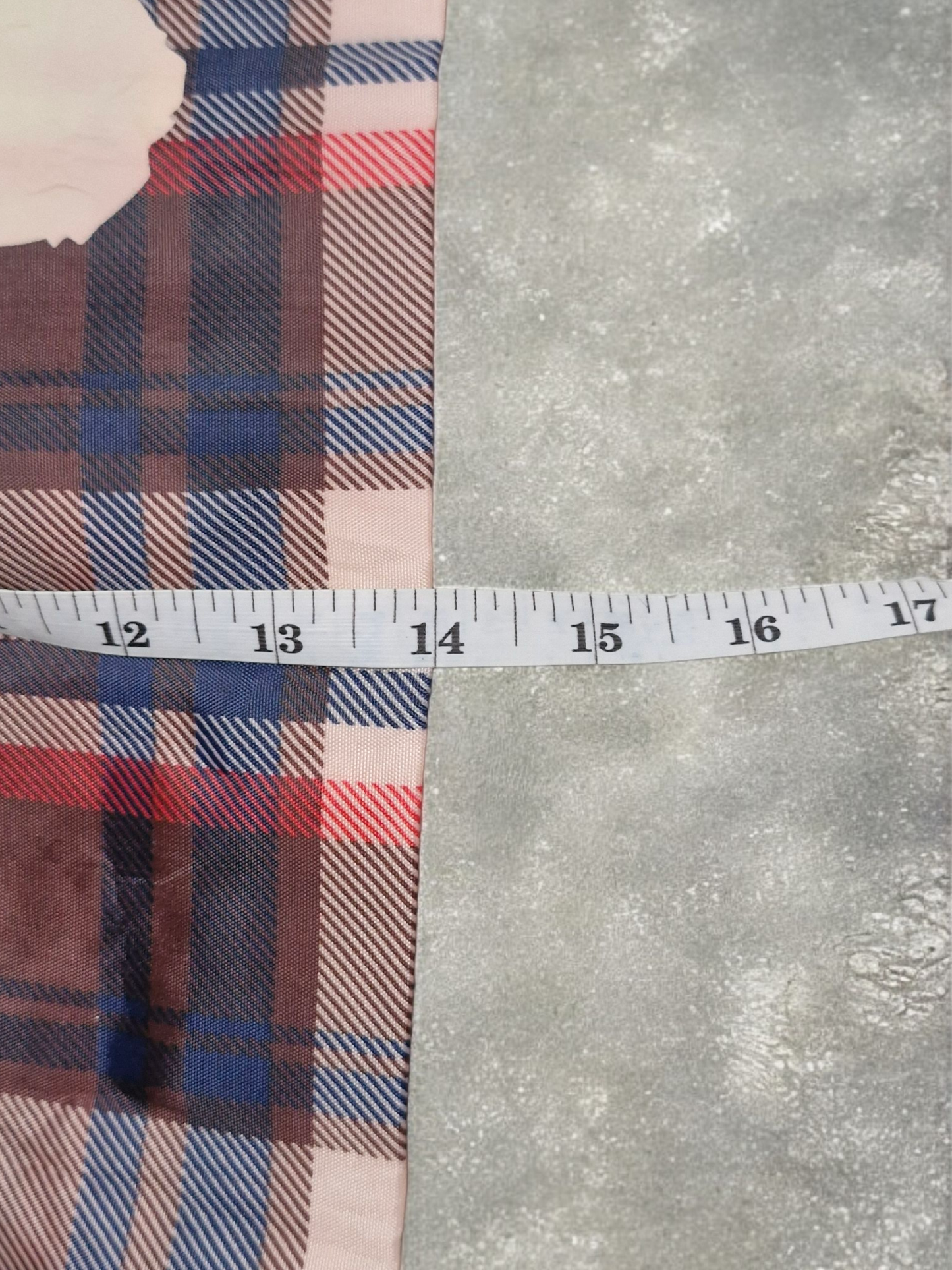 BAPE Red Tartan/Plaid Tote Bag