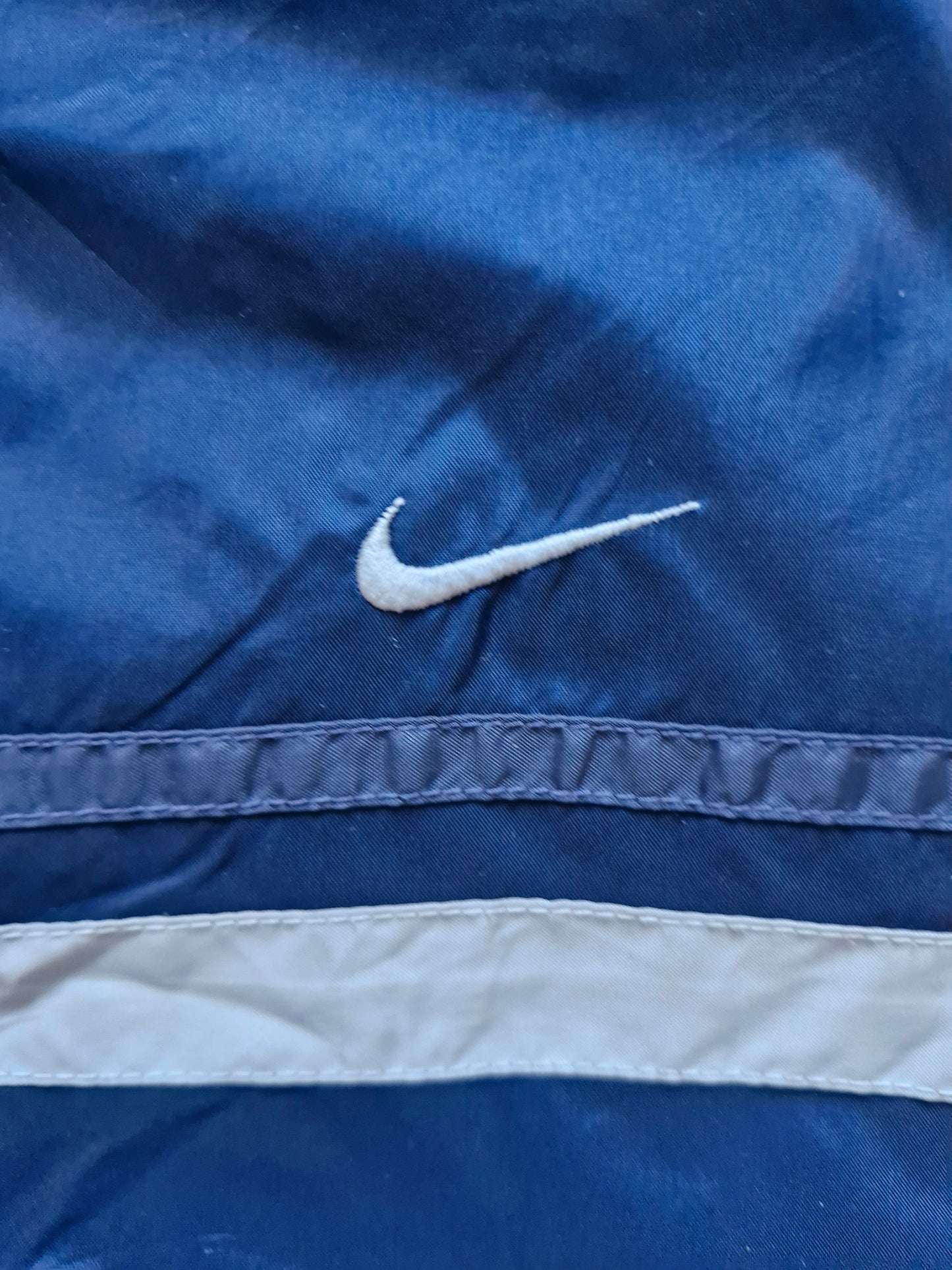 Nike Vintage Early 2000's Navy & Cream Windbreaker Jacket