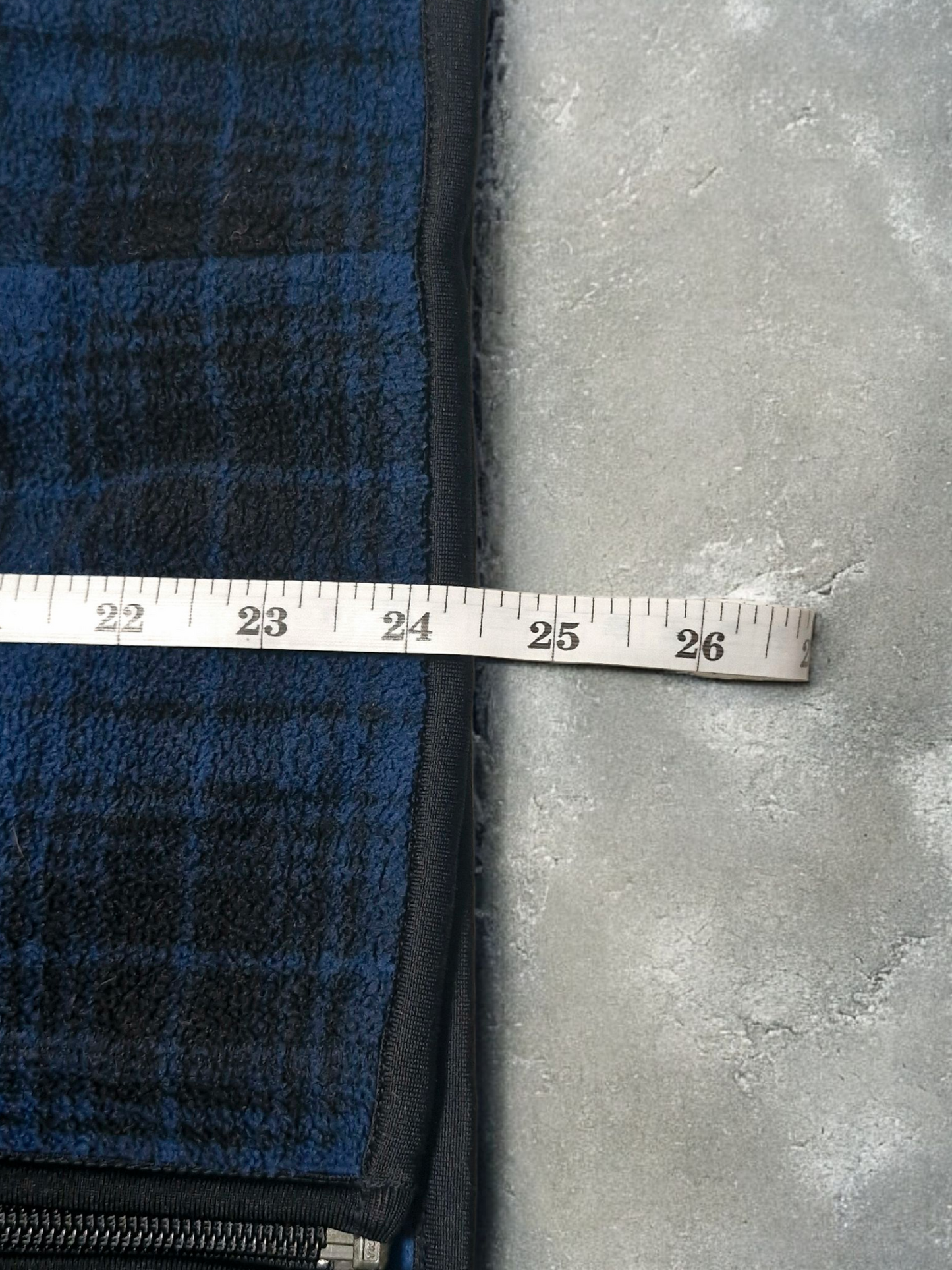 Uniqlo Japanese Exclusive Blue Plaid Fleece Jacket