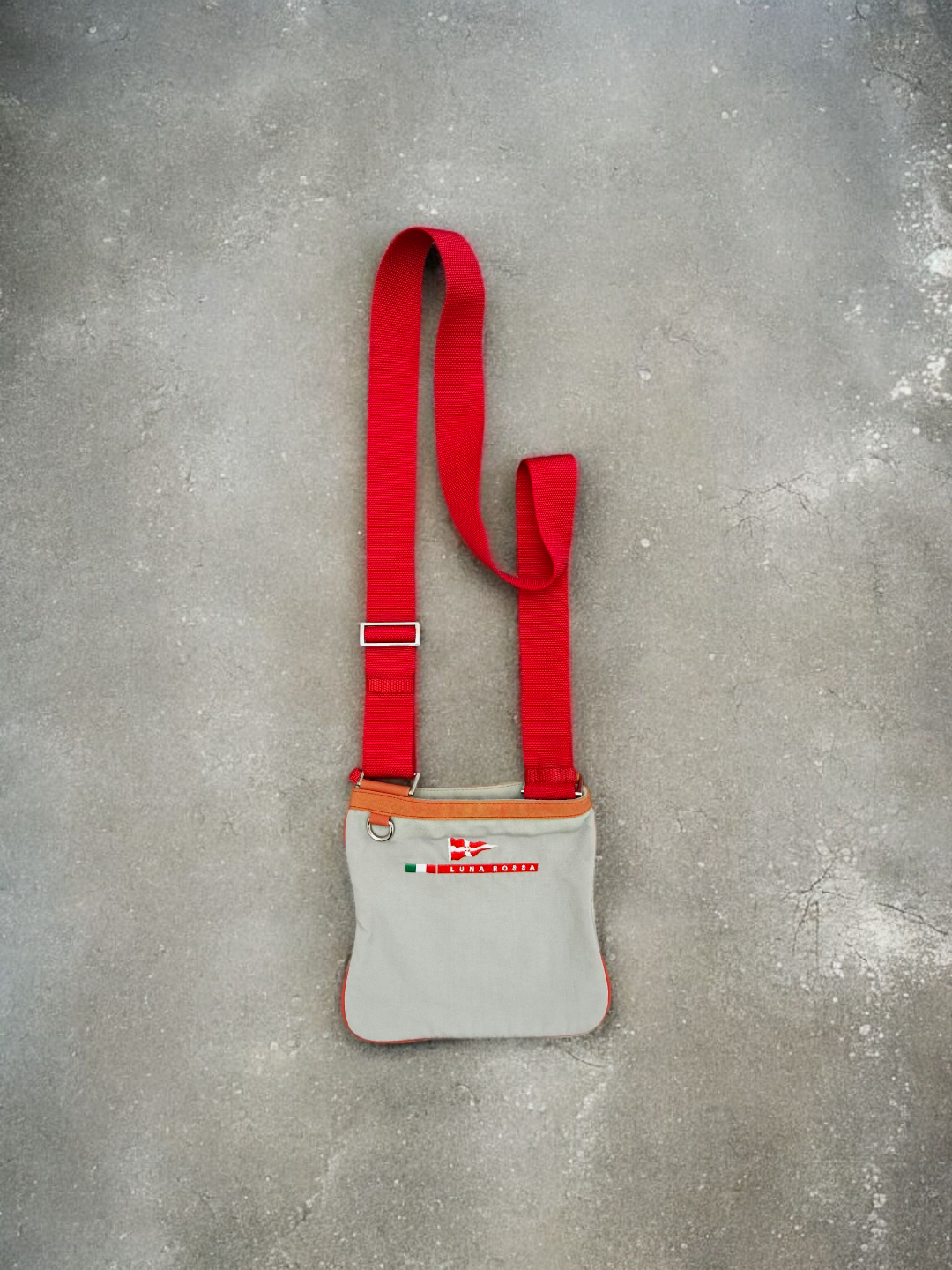 Prada Vintage Luna Ross Italy Crossbody Bag