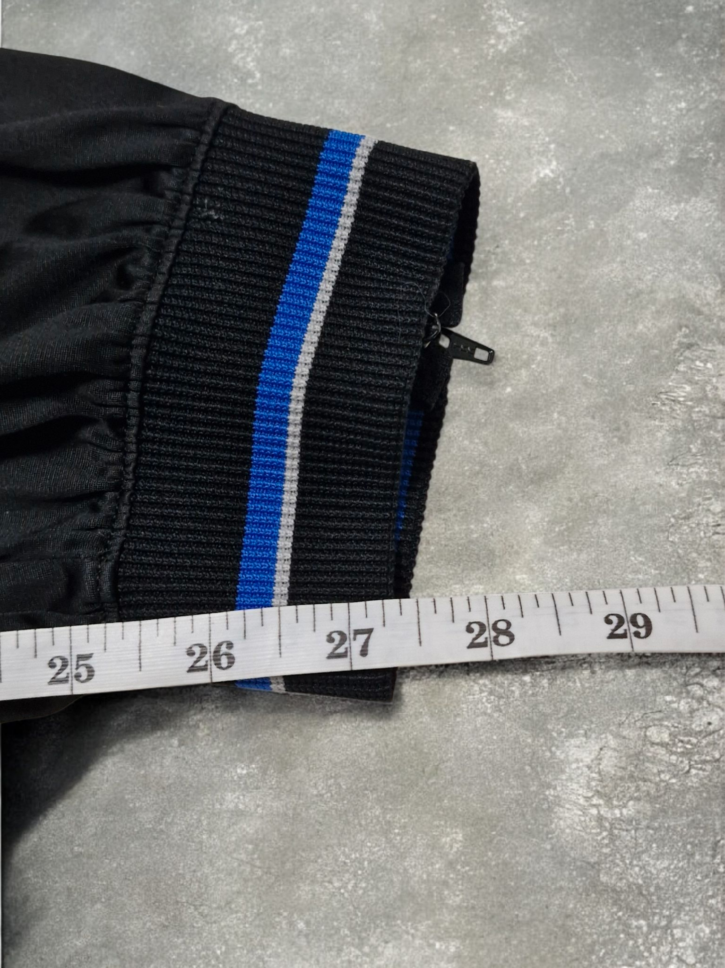 Nike Vintage 80's RARE Black & Blue Track Pants