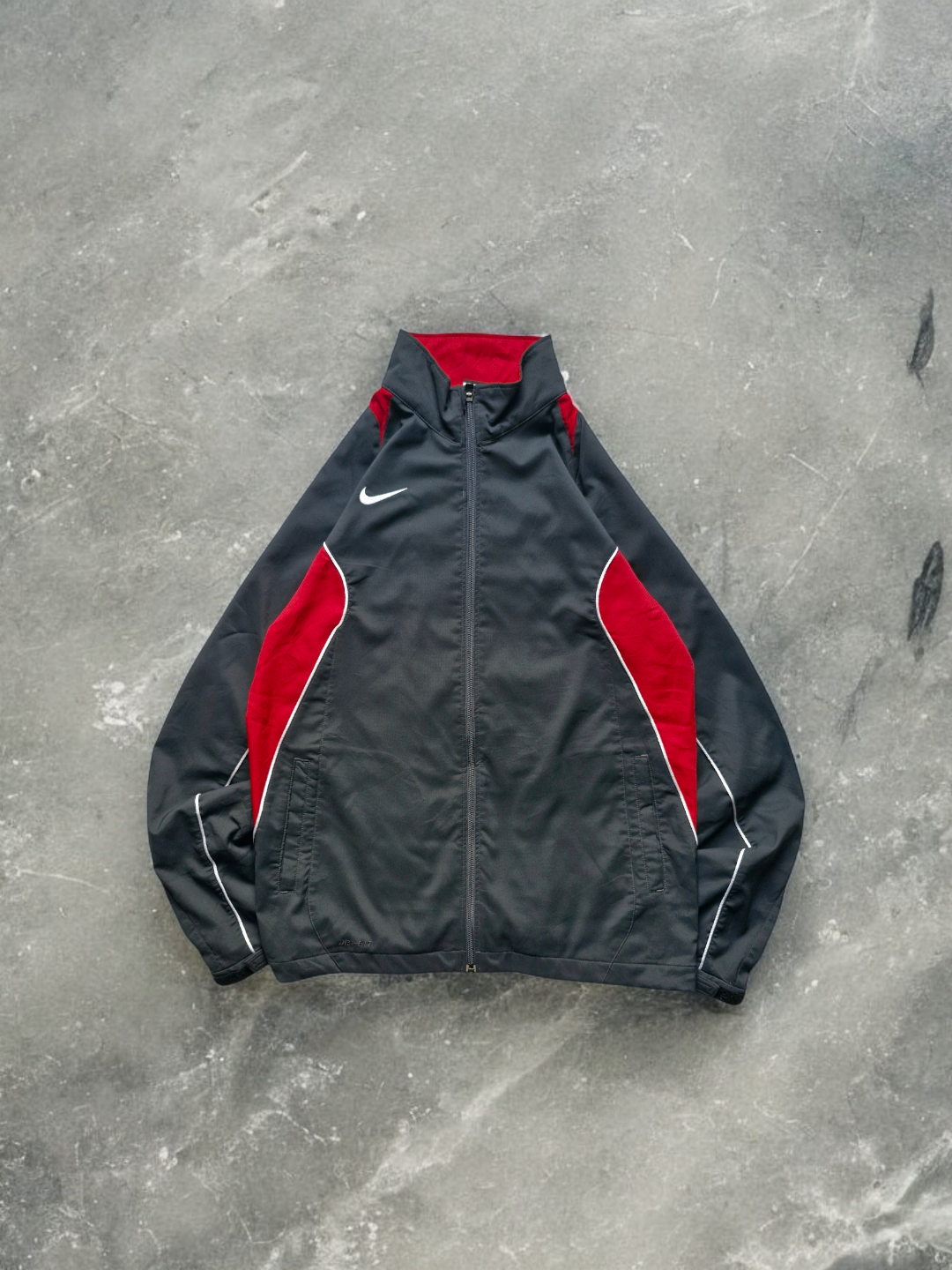 Nike Grey & Red Track Jacket