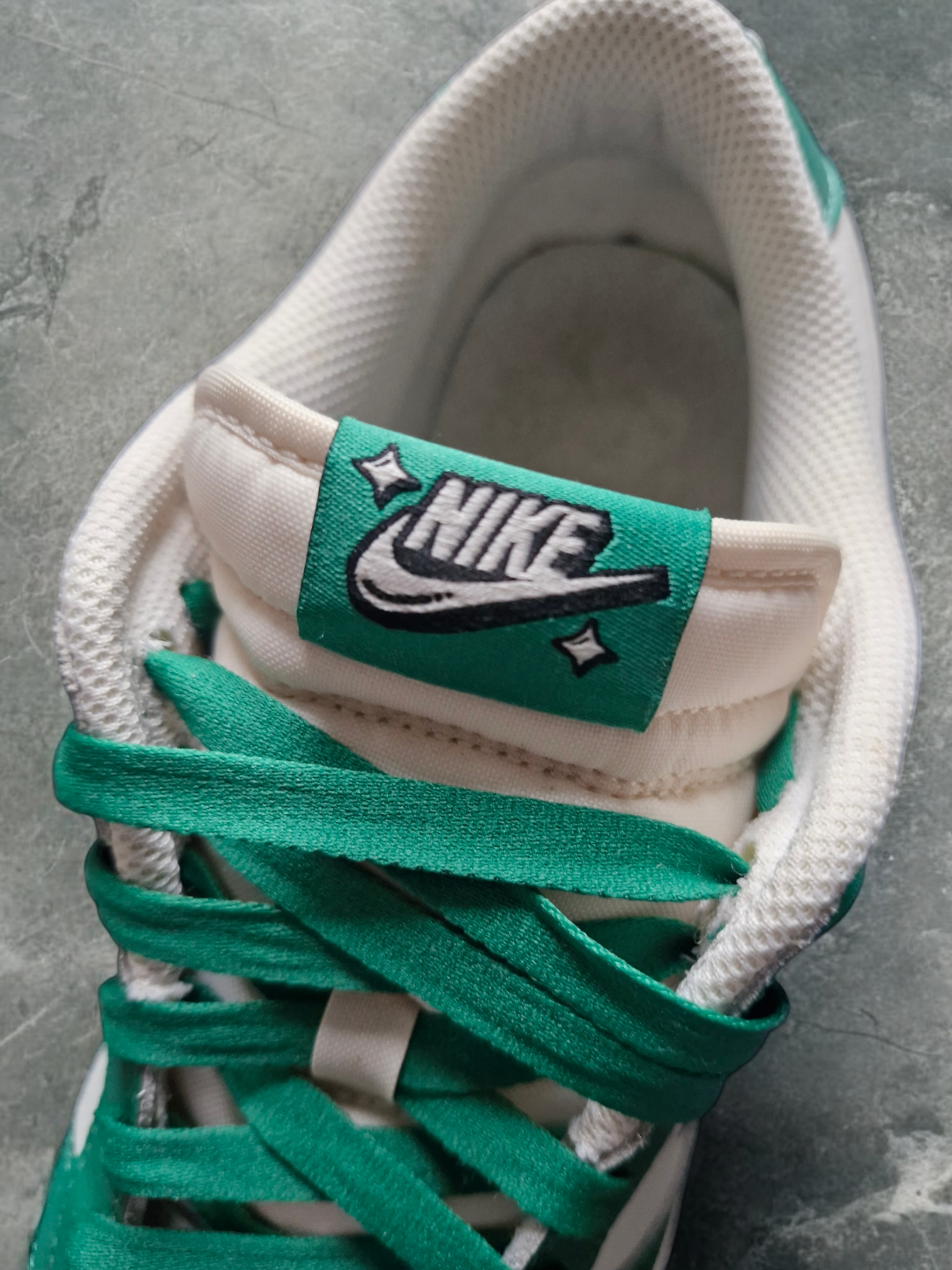 Nike Malachite Green Lottery Dunks