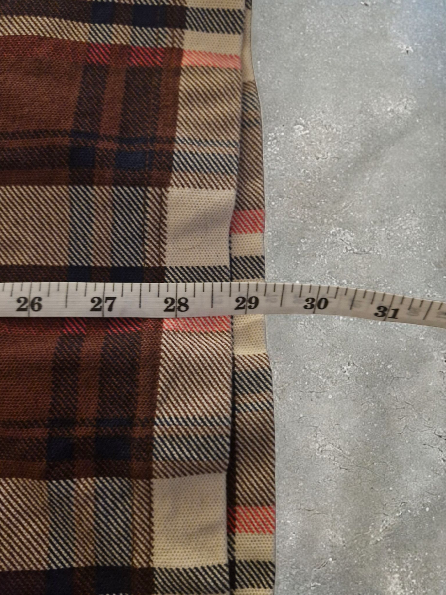 BAPE Vintage Bathing Ape Tartan/Plaid Polo Shirt