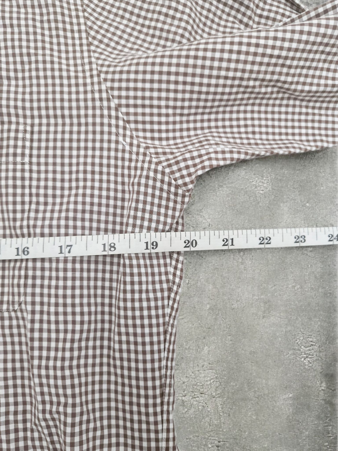 Burberry Vintage Black Label Brown Plaid Long Sleeve Shirt
