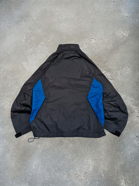 Nike Vintage Early 2000's Black & Blue Panelled Technical Jacket