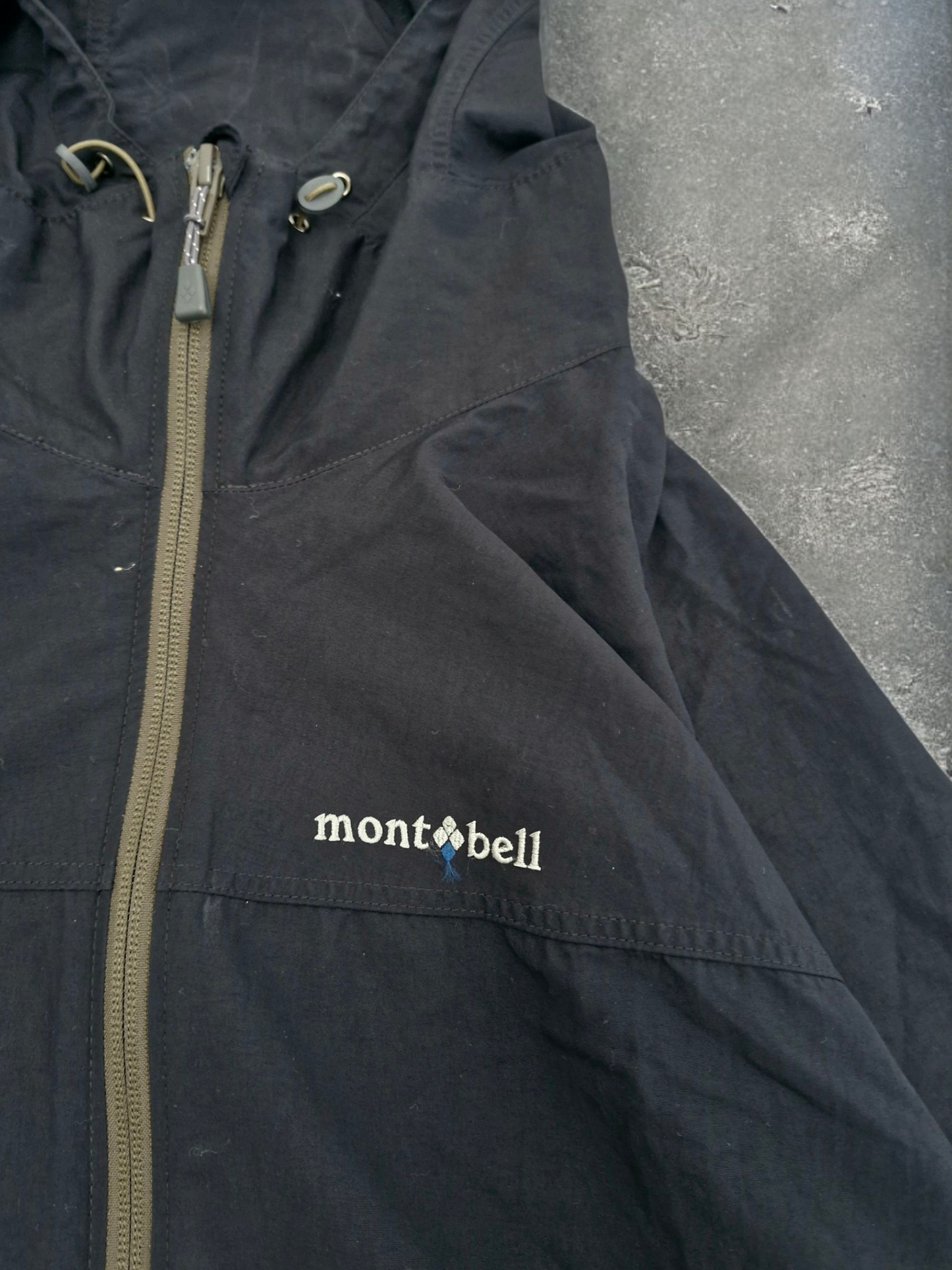 Montbell Vintage Black & Khaki Technical O.D. Parka