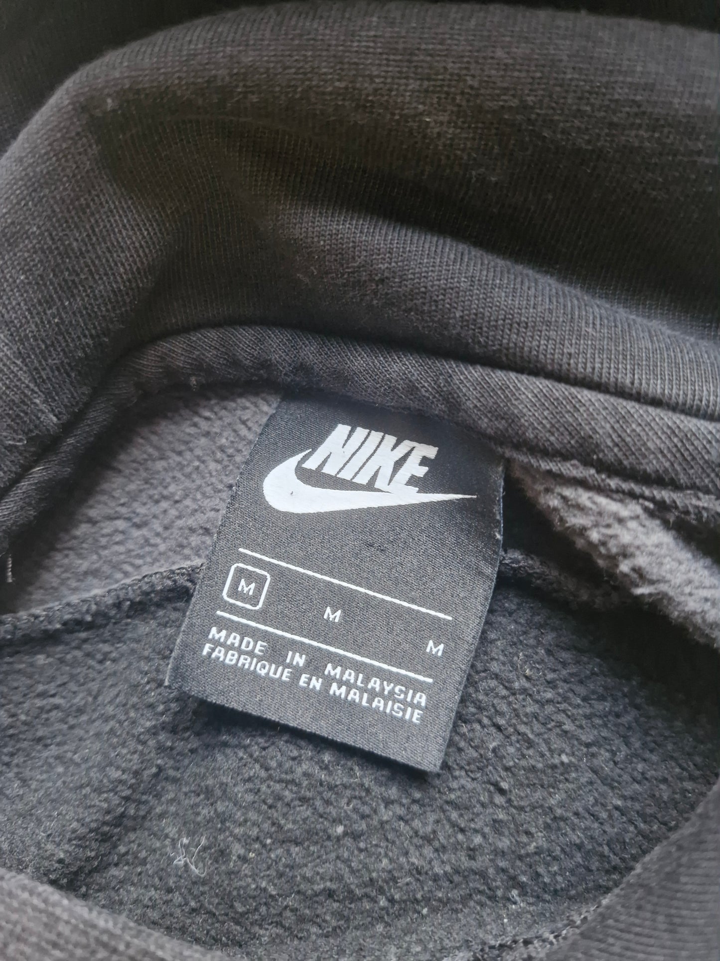 Nike Air Black & Grey Panelled Hoodie