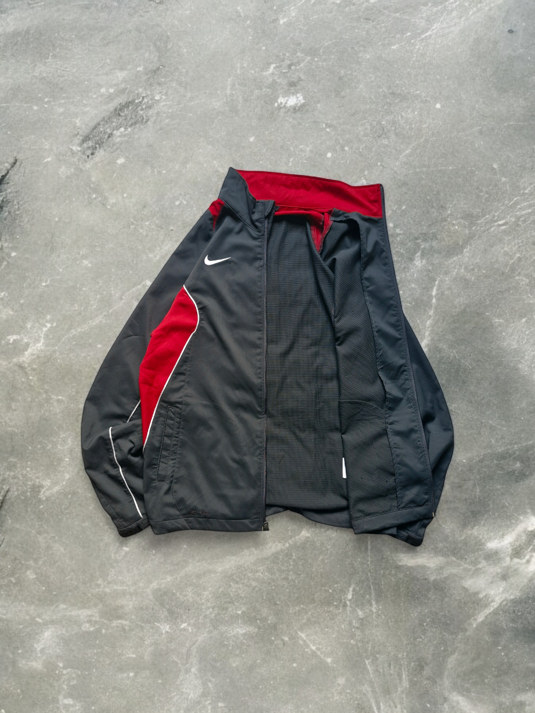 Nike Grey & Red Track Jacket