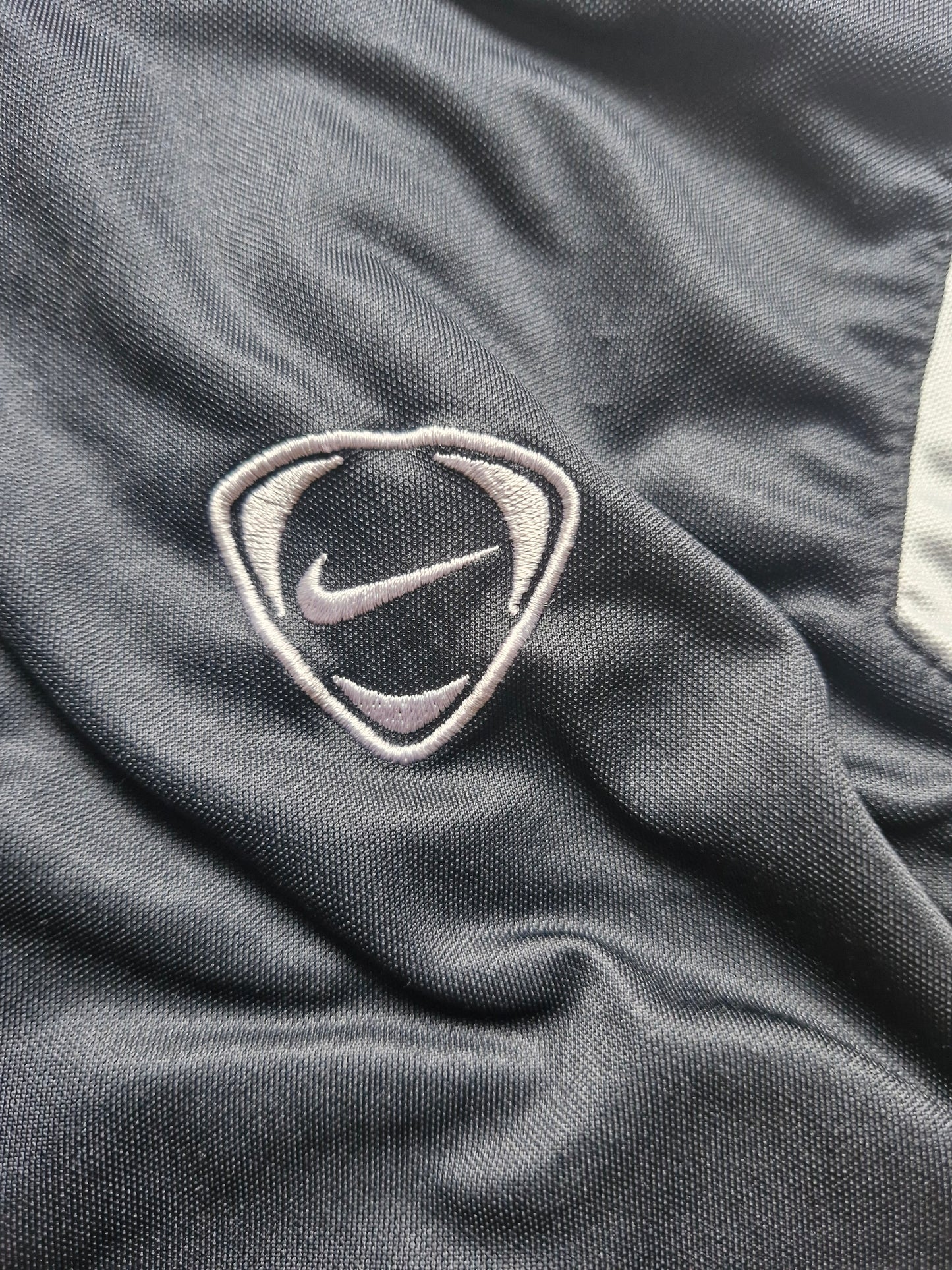 Nike T90 Panelled Black, Grey & Red Tee