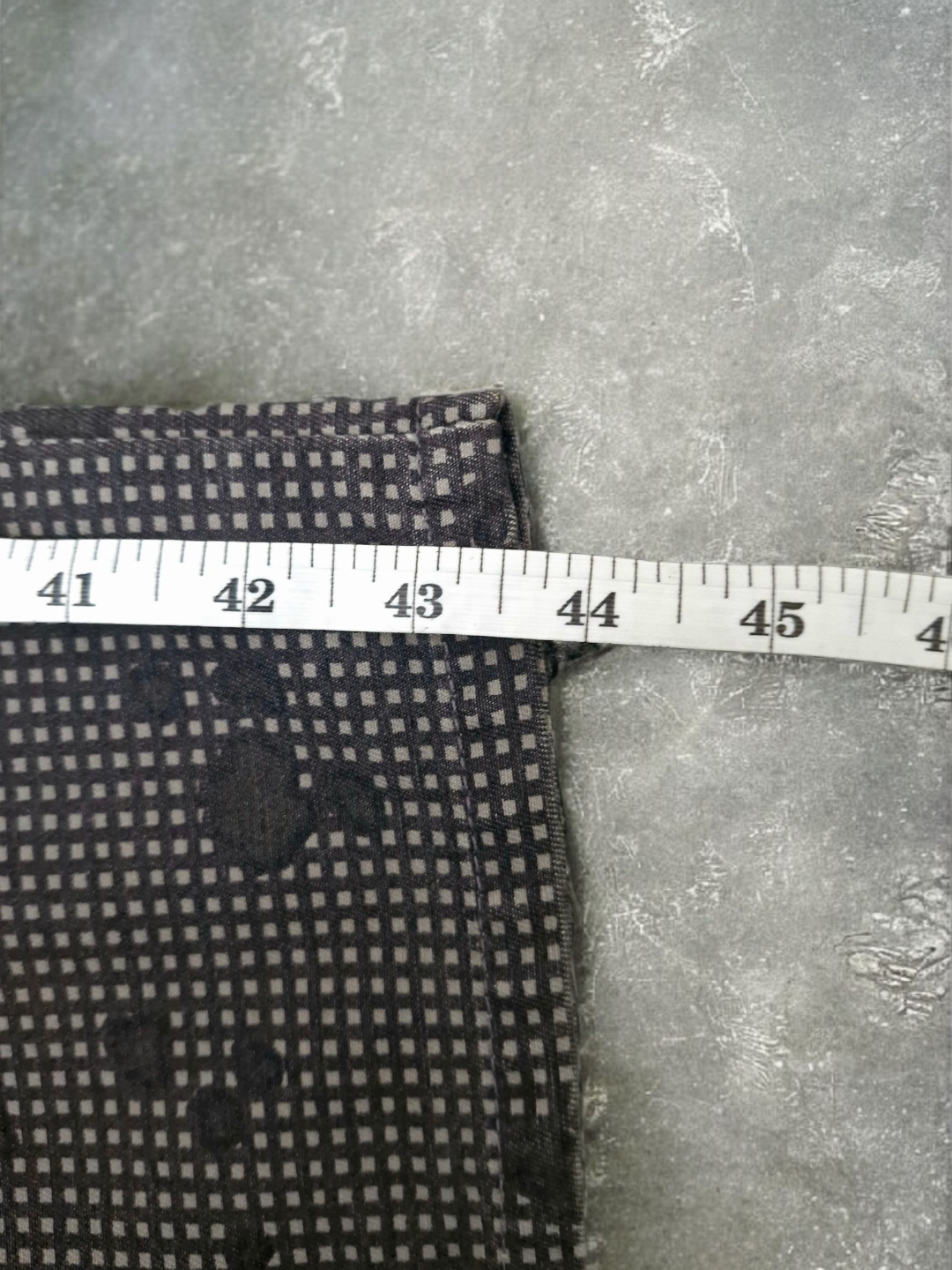 Avirex Vintage USA Grey Plaid Camo Dot Trousers