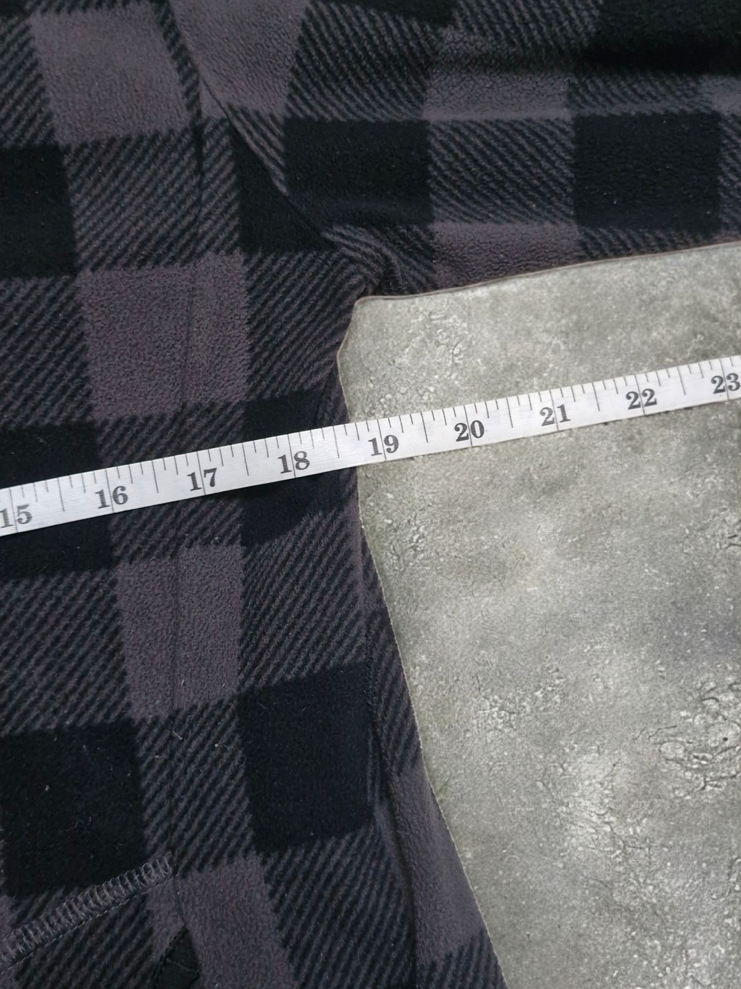 Uniqlo Japanese Exclusive Grey Plaid Technical Fleece Hoodie