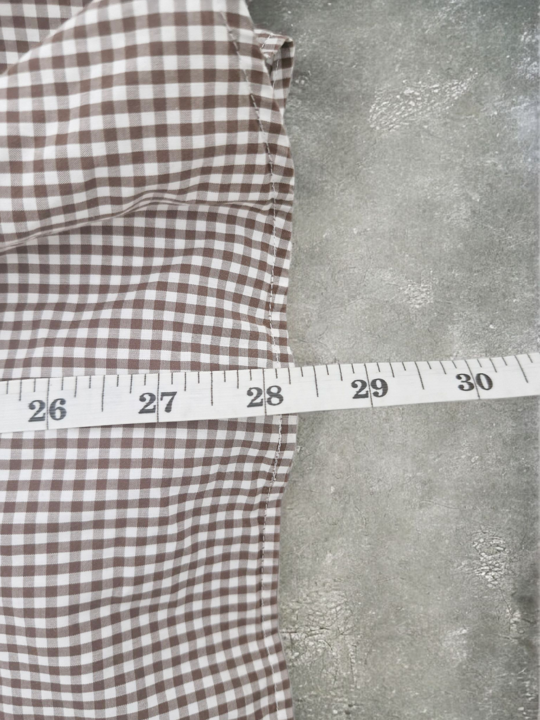 Burberry Vintage Black Label Brown Plaid Long Sleeve Shirt