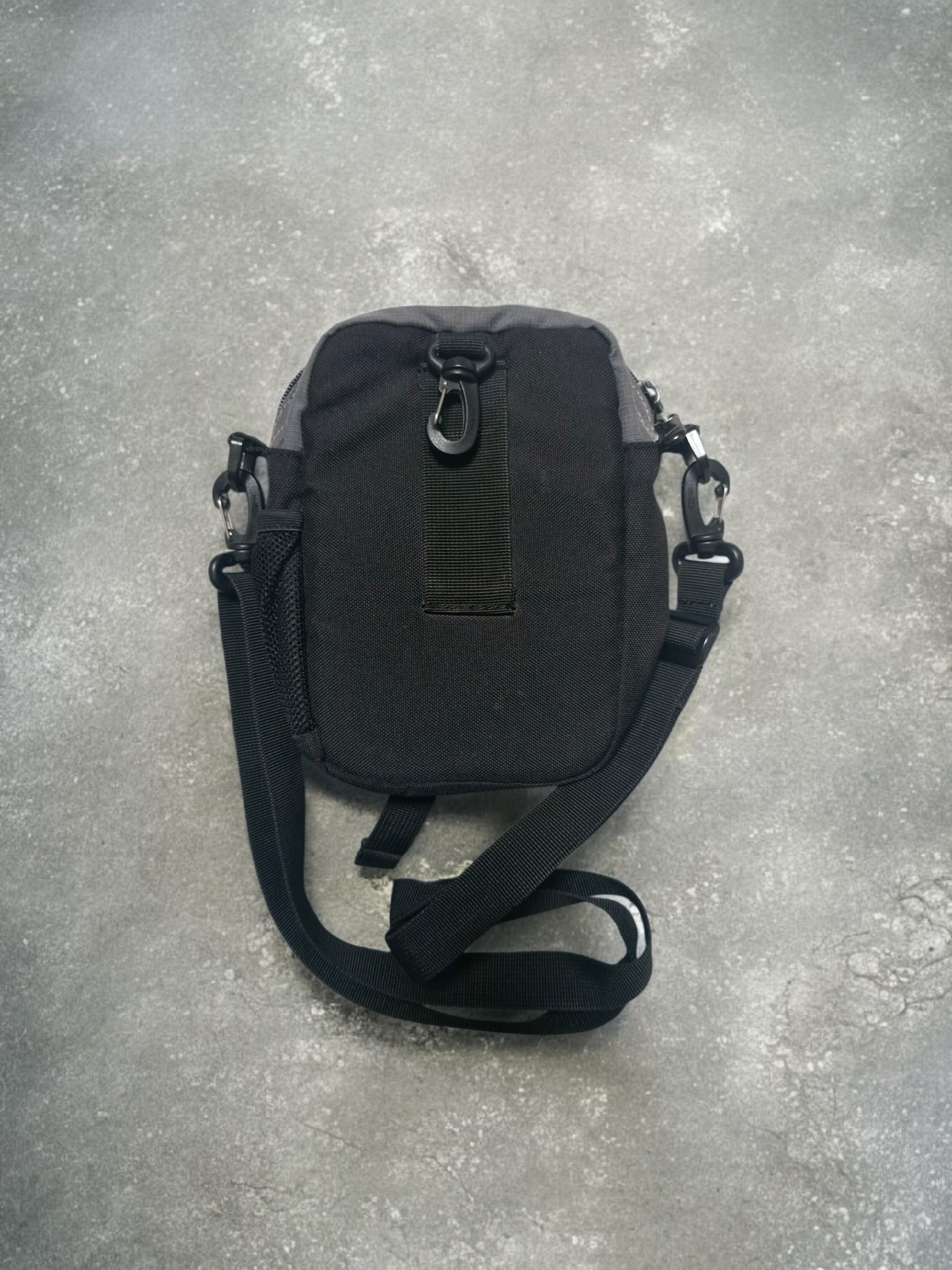 Nike Vintage Black, Grey & Red Technical Sling Bag