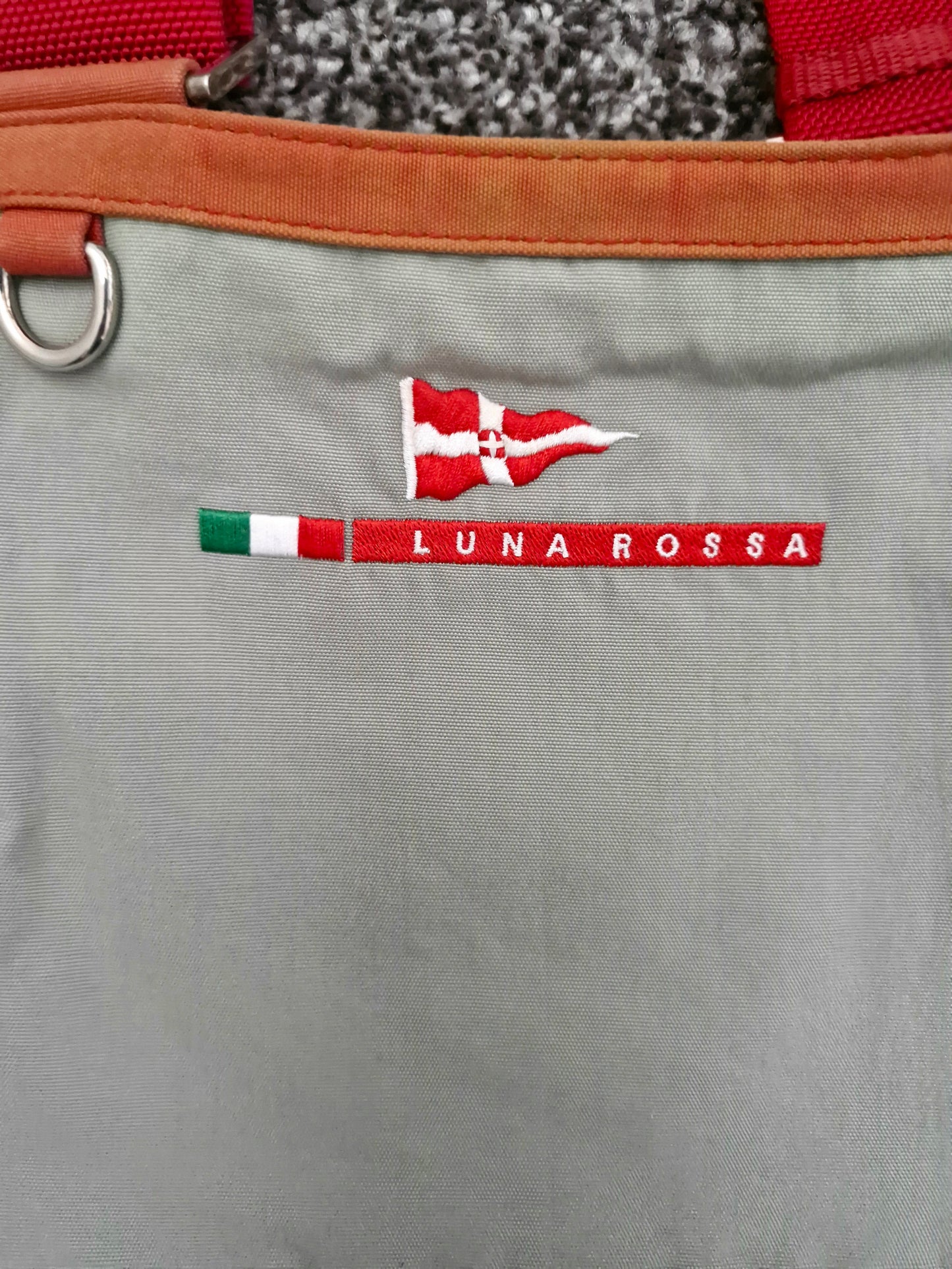 Prada Vintage Luna Ross Italy Crossbody Bag