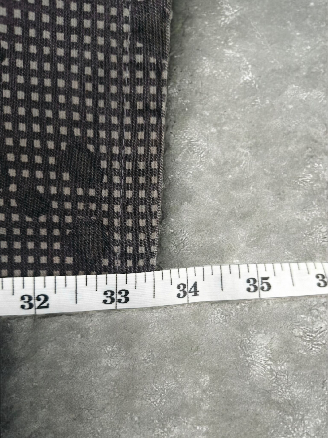 Avirex Vintage USA Grey Plaid Camo Dot Trousers