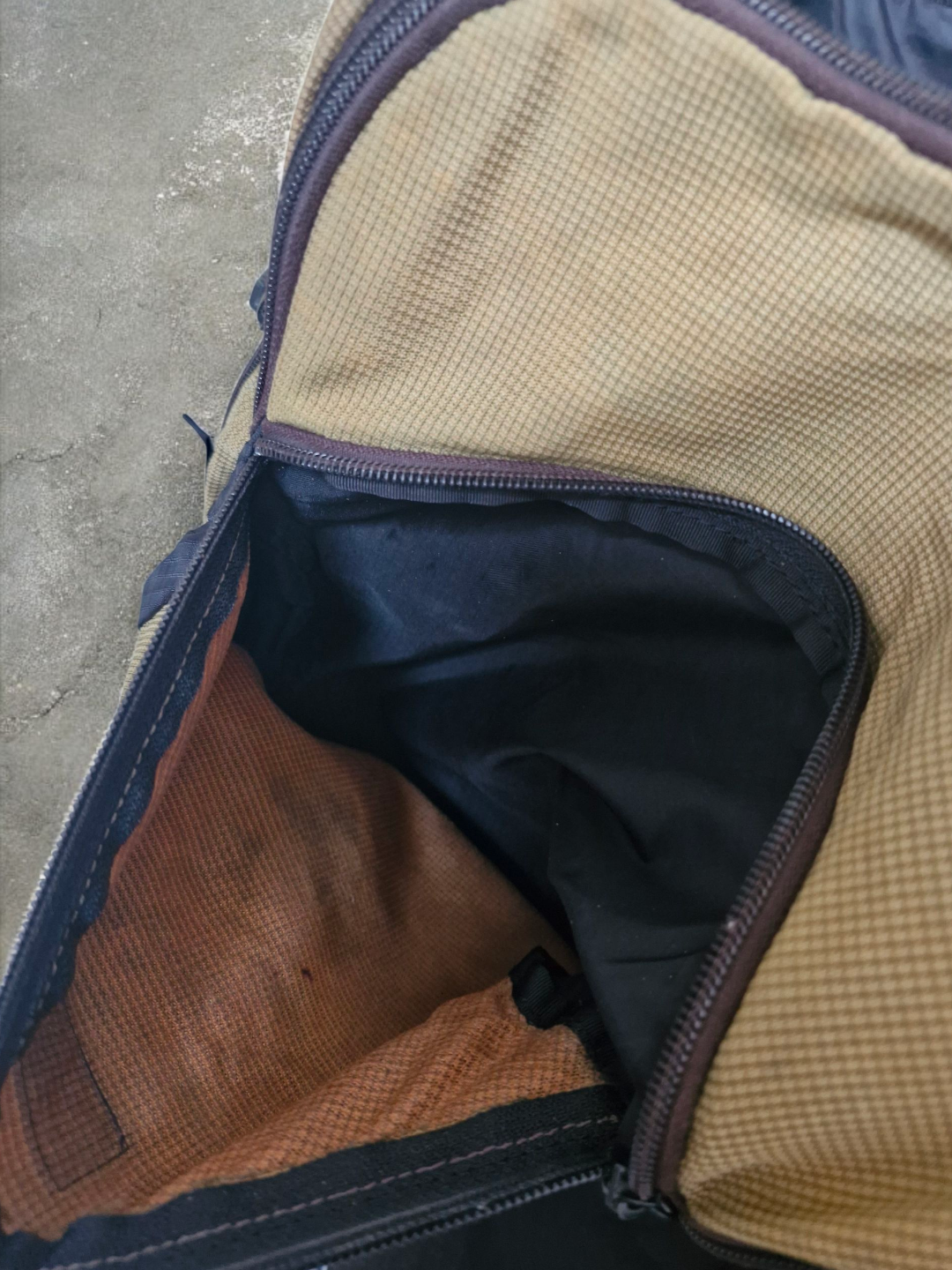 Montbell Vintage Brown Technical Sling Bag