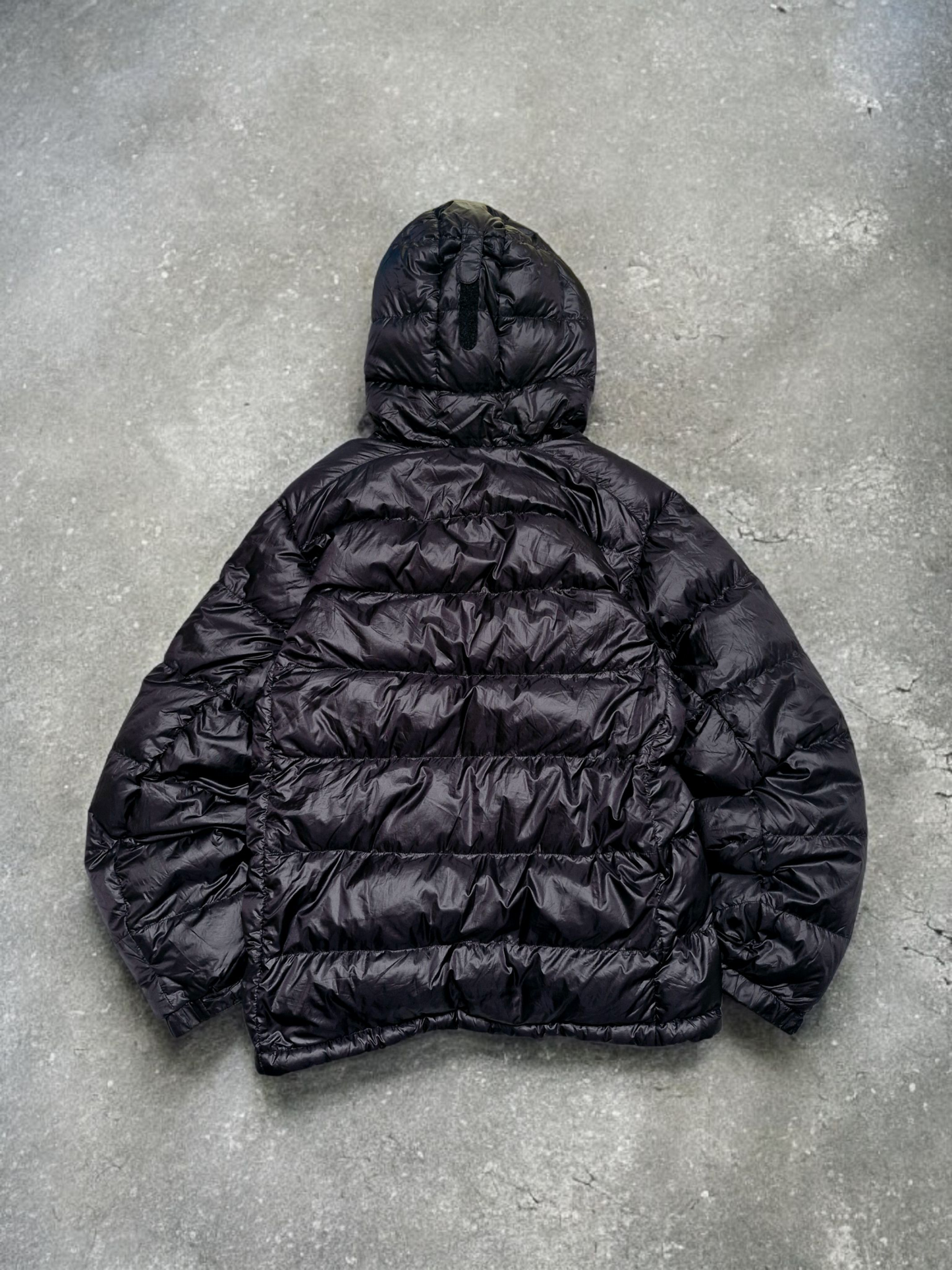 Montbell Vintage Black Technical Down Fill Puffer Coat