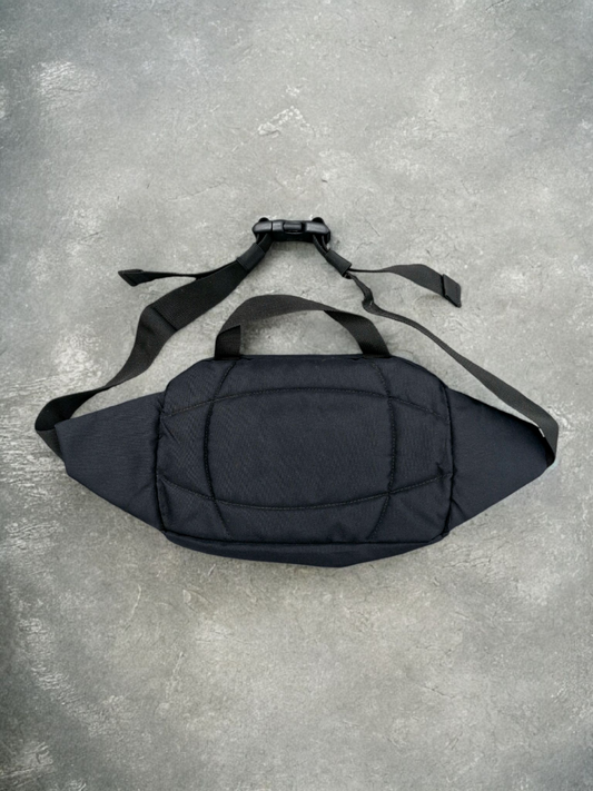 Nike Vintage Black & Yellow Waist/Sling Bag