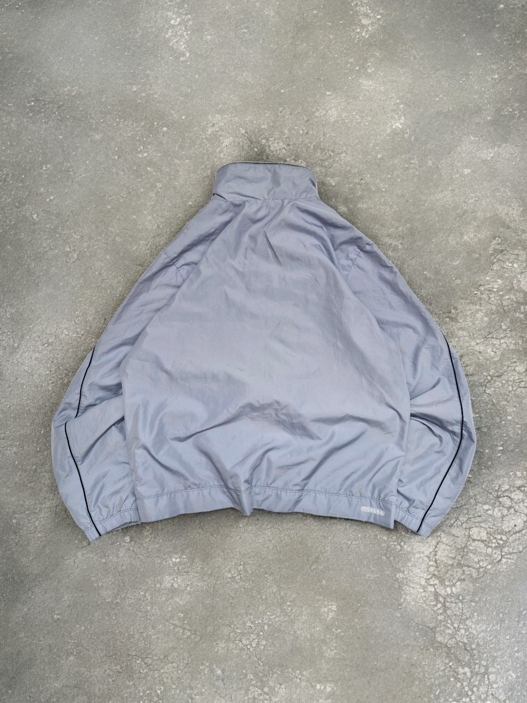 Nike Vintage Early 2000's Silver/Blue Panelled Technical Jacket
