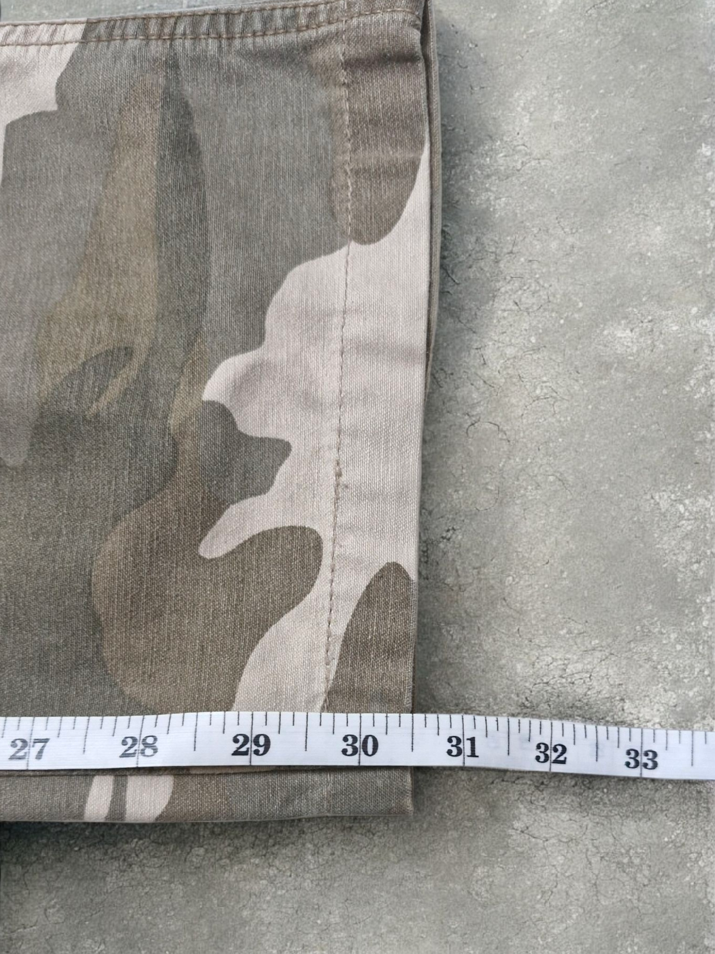 Avirex Vintage Camo Green Cargo Trousers
