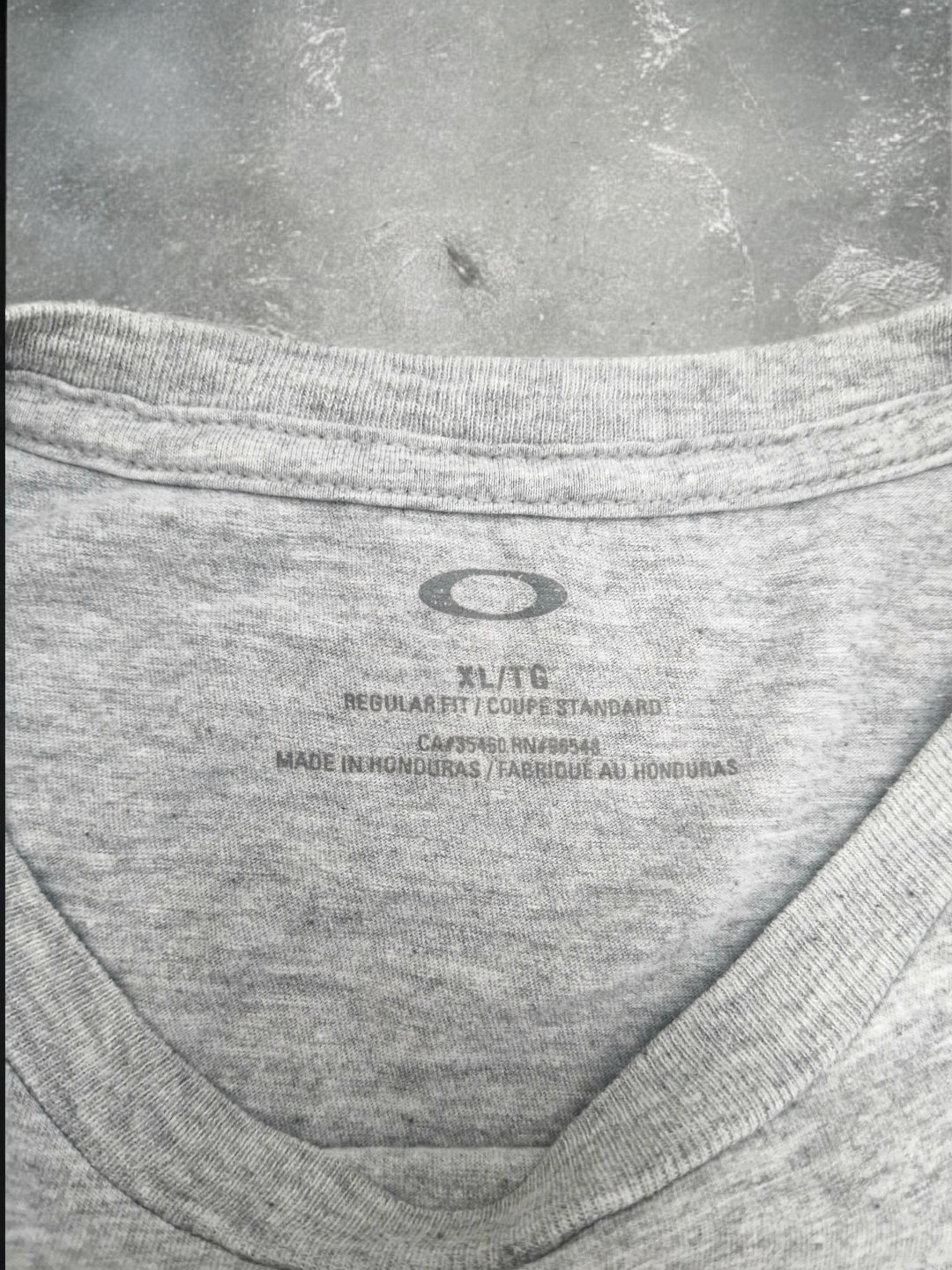 Oakley Vintage Graphic Spray Grey T Shirt