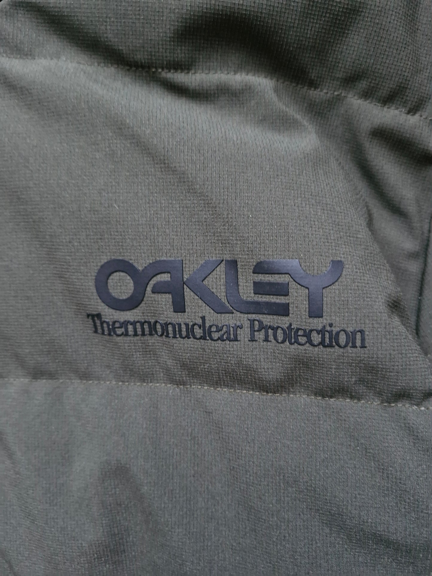 Oakley Green & Black Puffer Coat