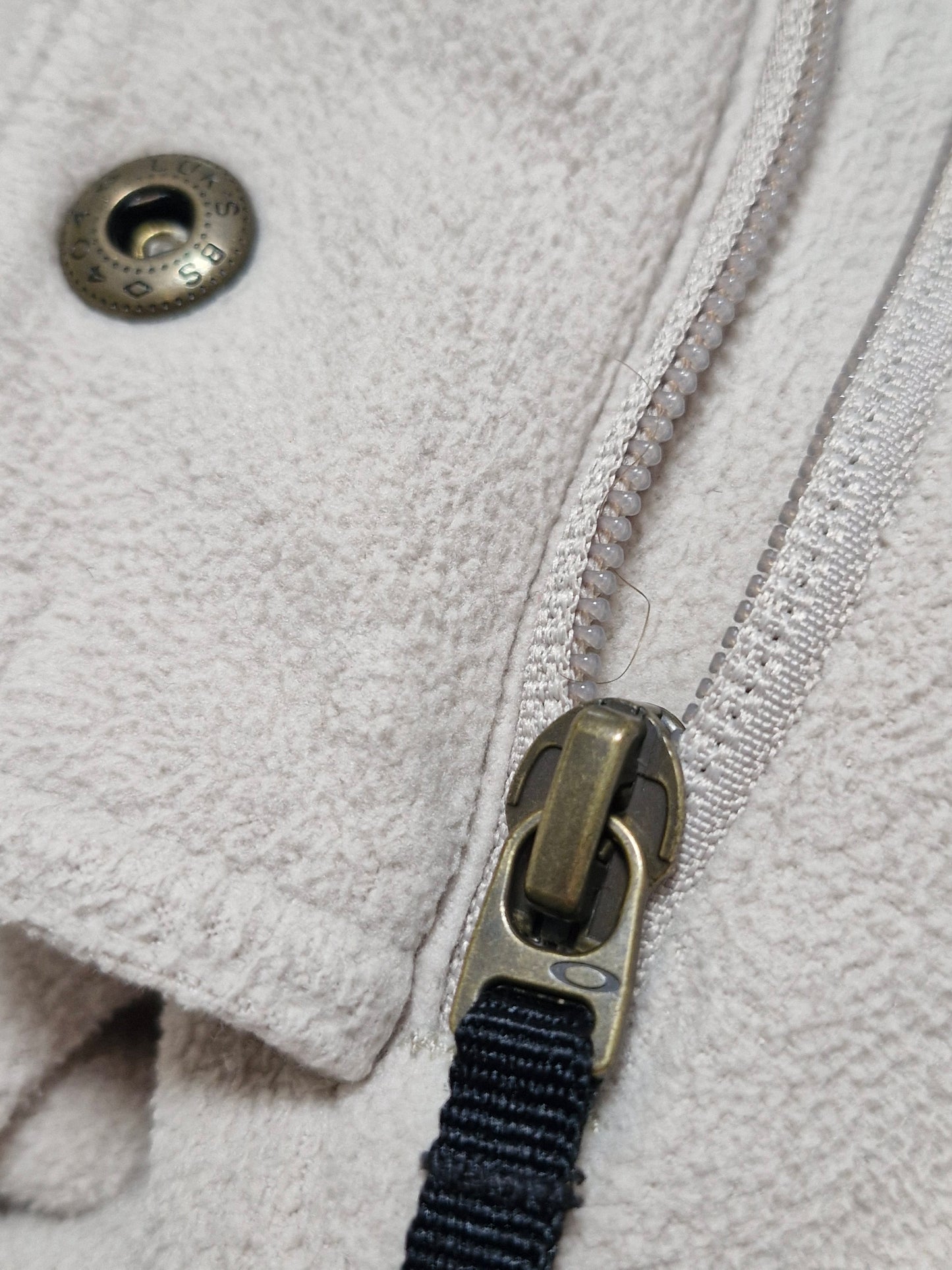 Oakley Vintage Sample Beige Technical Fleece Hoodie 1 of 1