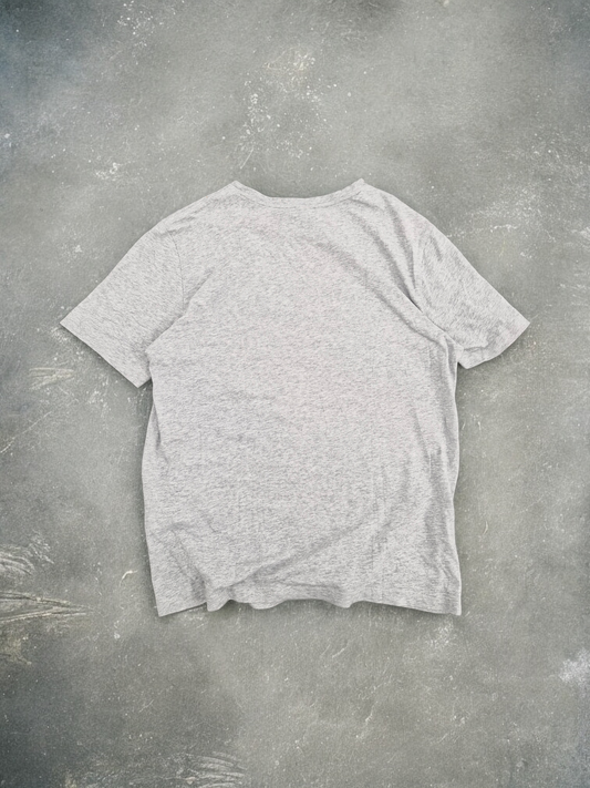 Oakley Grey & Yellow Logo Print Tee