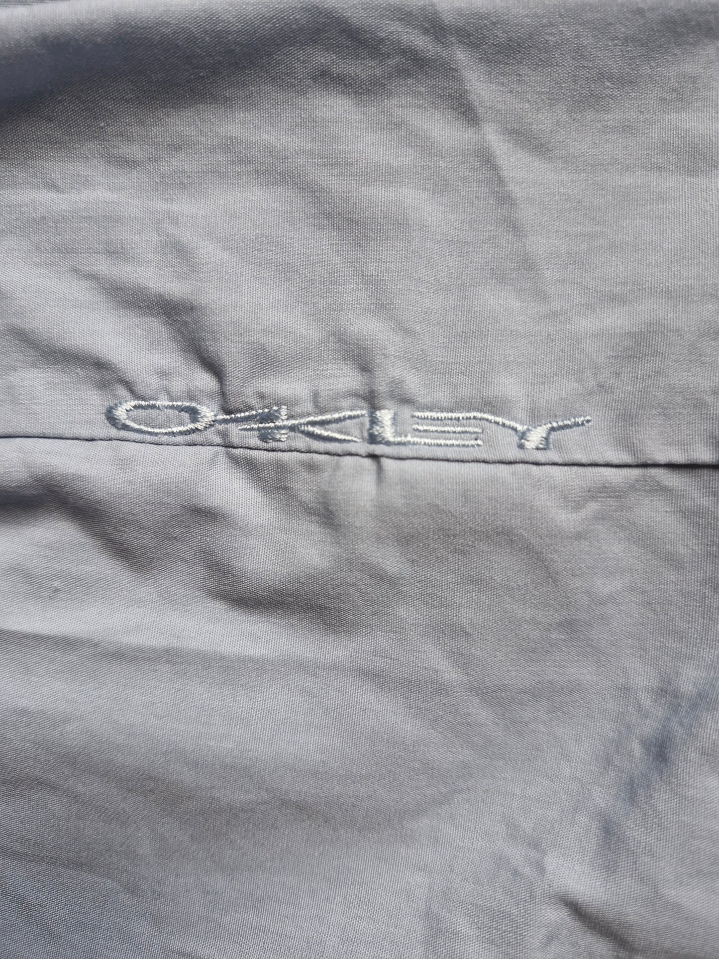 Oakley Vintage Silver Badge Baby Blue Shirt
