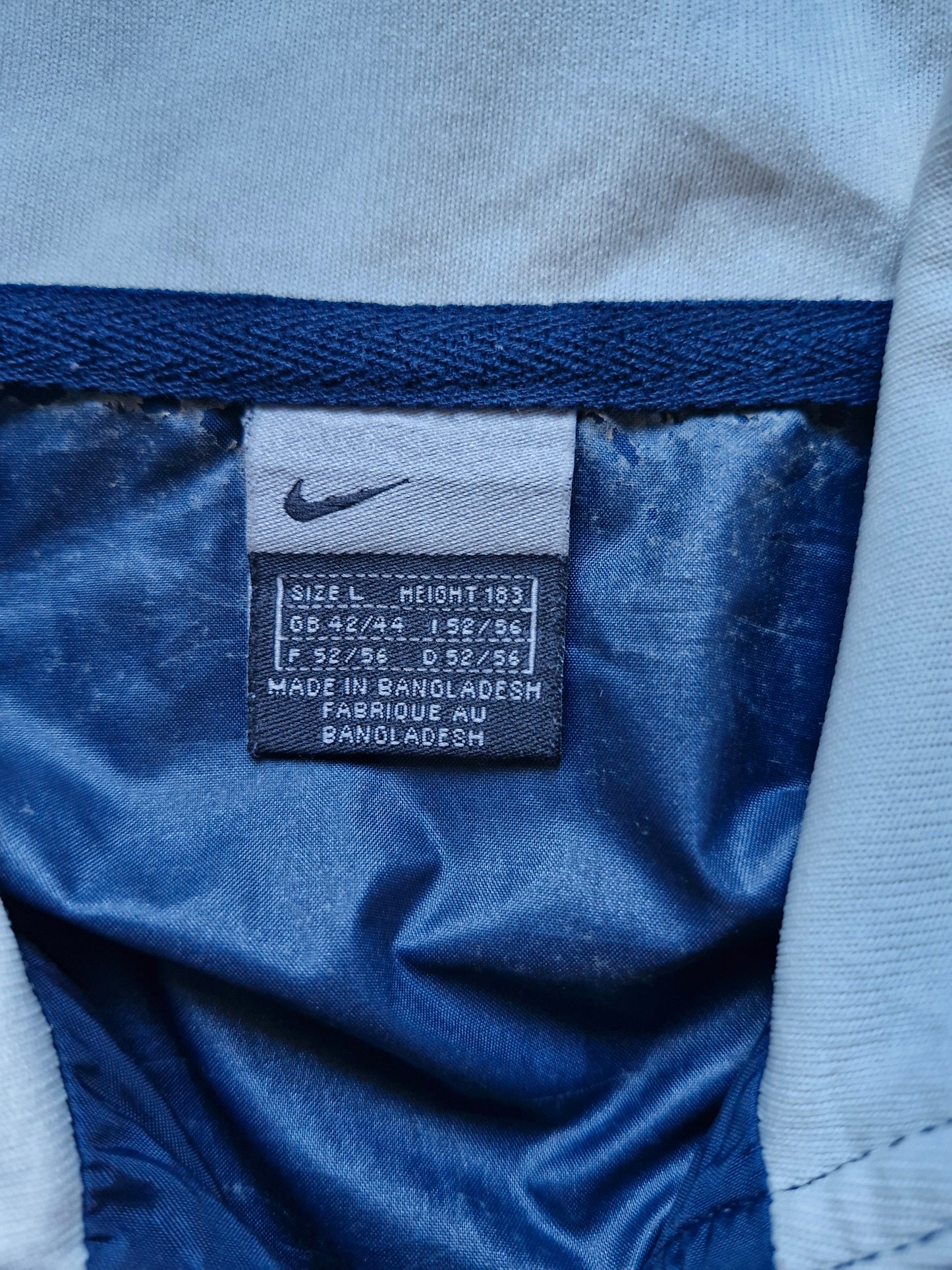 Nike Vintage Early 2000's Navy & Cream Windbreaker Jacket