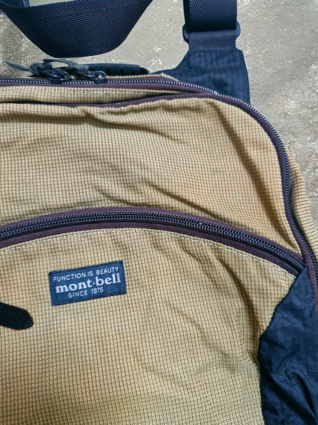 Montbell Vintage Brown Technical Sling Bag