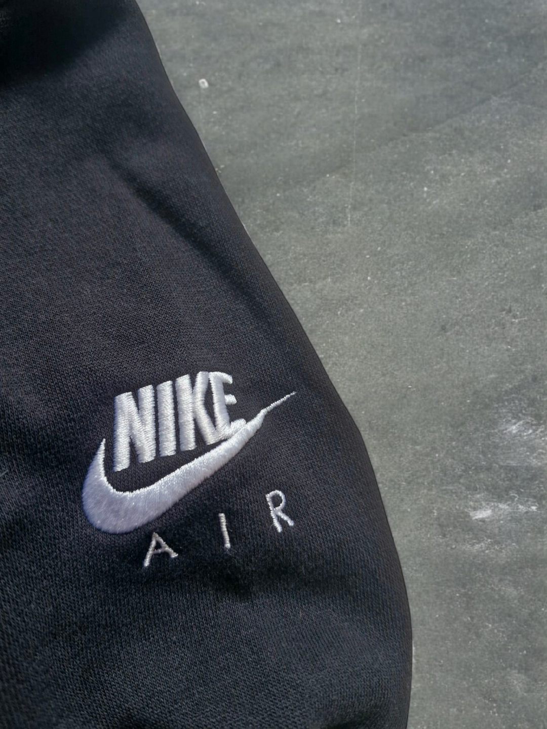 Nike Air Black & Grey Panelled Hoodie