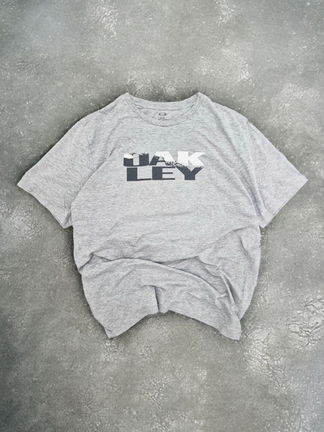 Oakley Vintage Graphic Spray Grey T Shirt