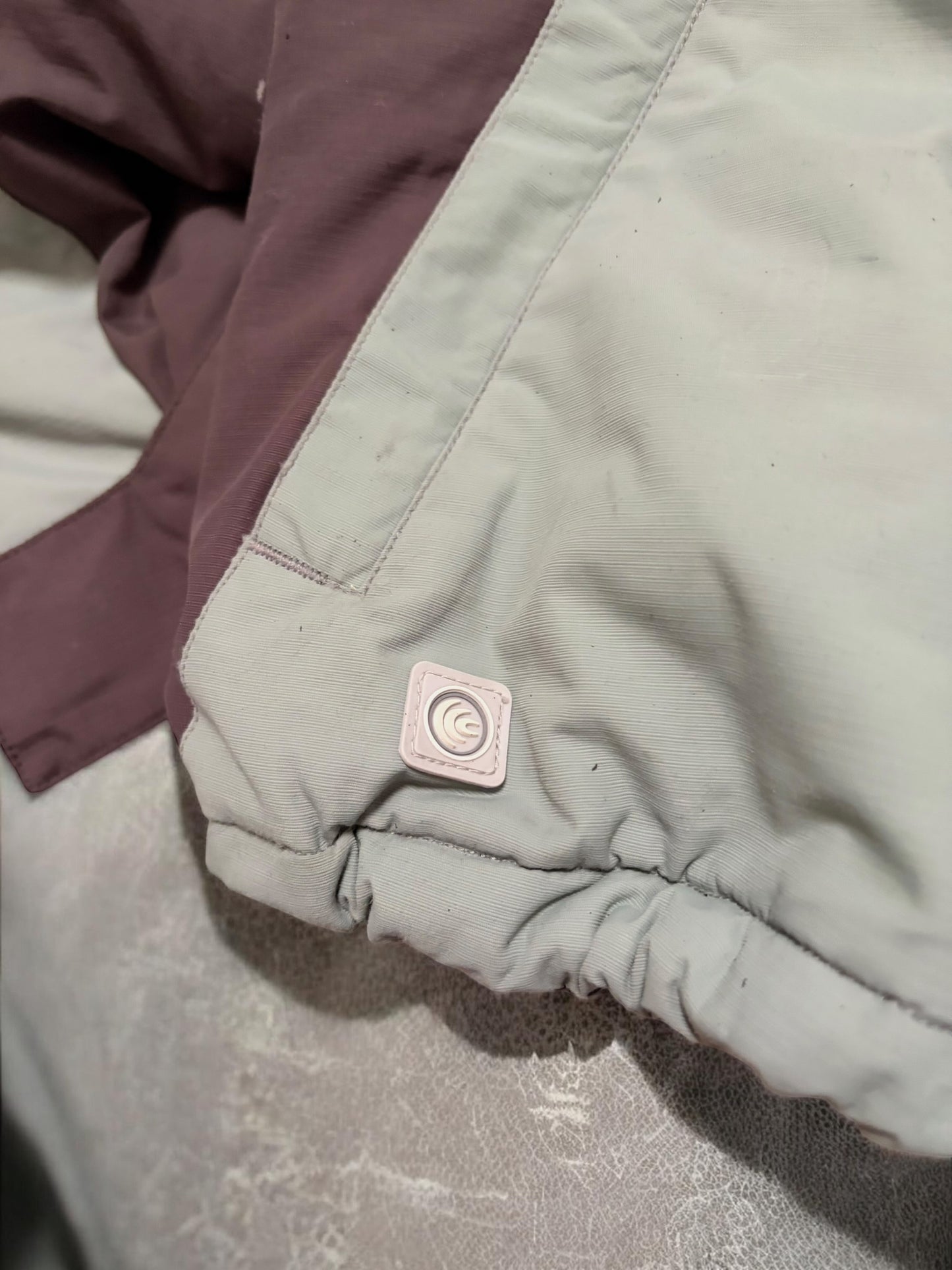Vintage Columbia Beige & Brown Technical Ski Jacket
