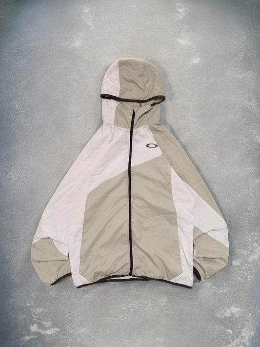 Oakley Grey & White Panelled Technical Jacket